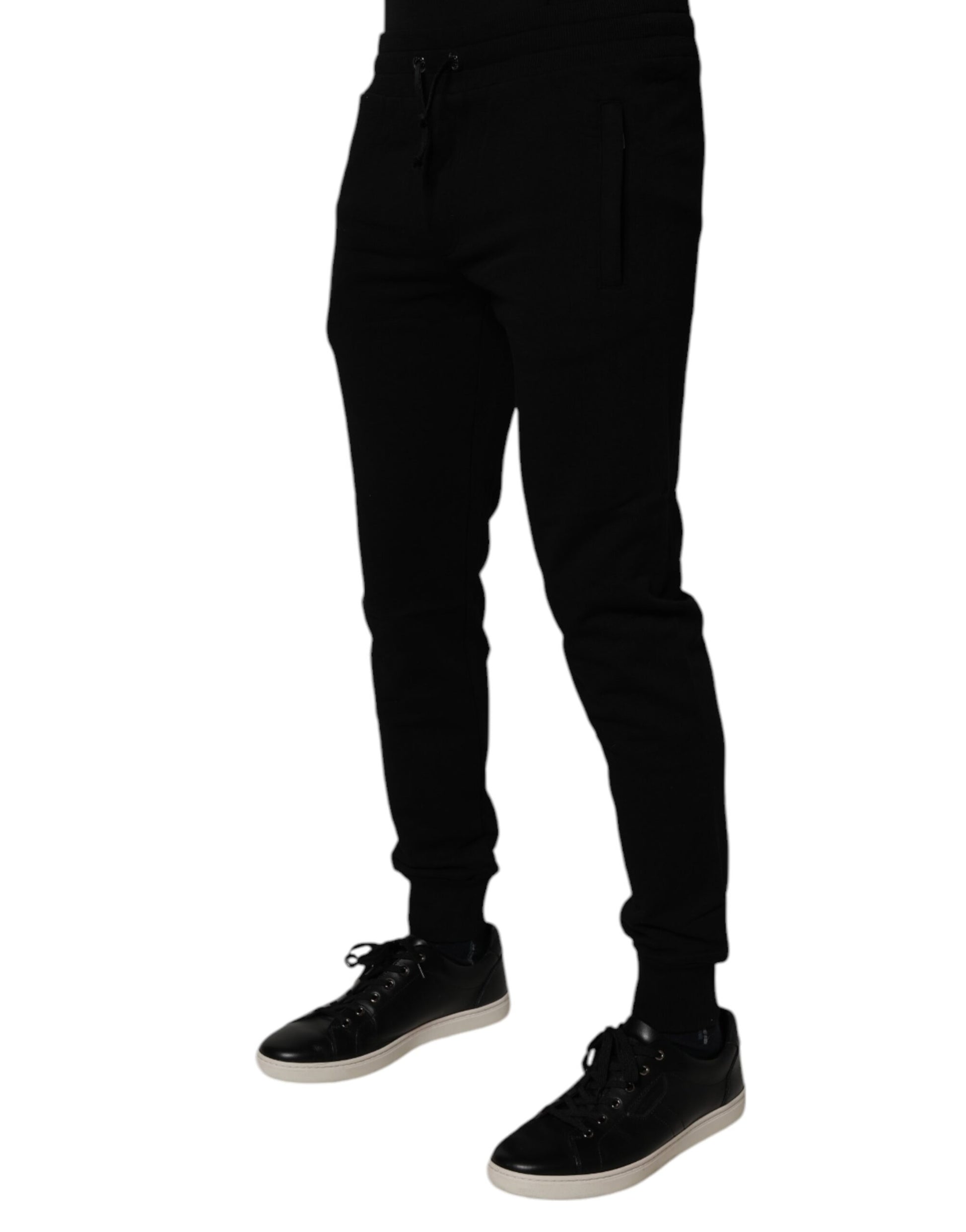 Dolce & Gabbana Black Athletic Pants for Men detail view