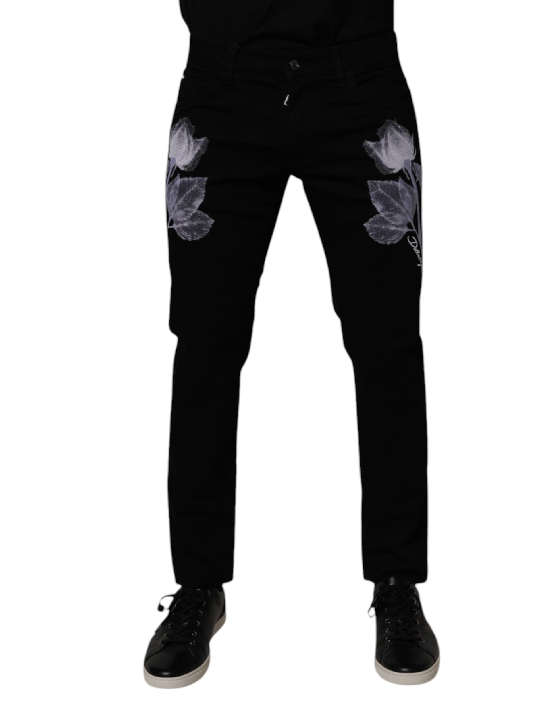 Dolce & Gabbana Black Skinny Jeans for Men alternate view