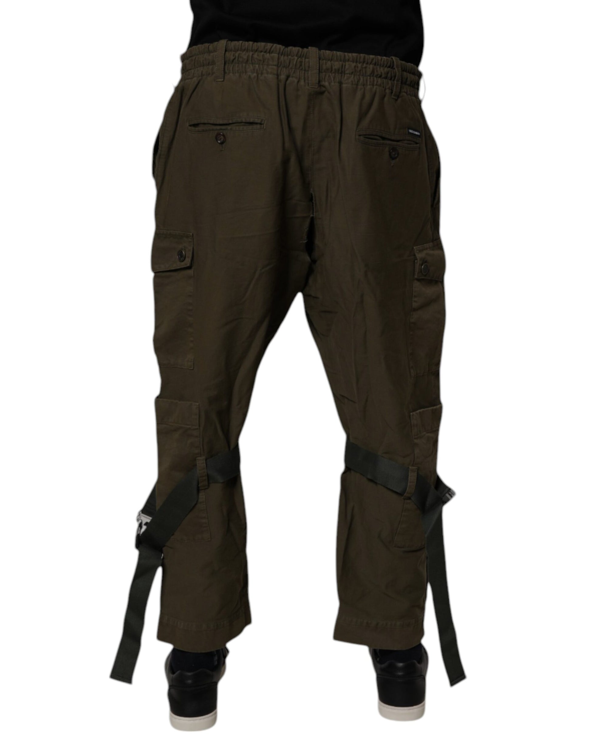 Dolce & Gabbana Brown Cargo Pants Unisex side view
