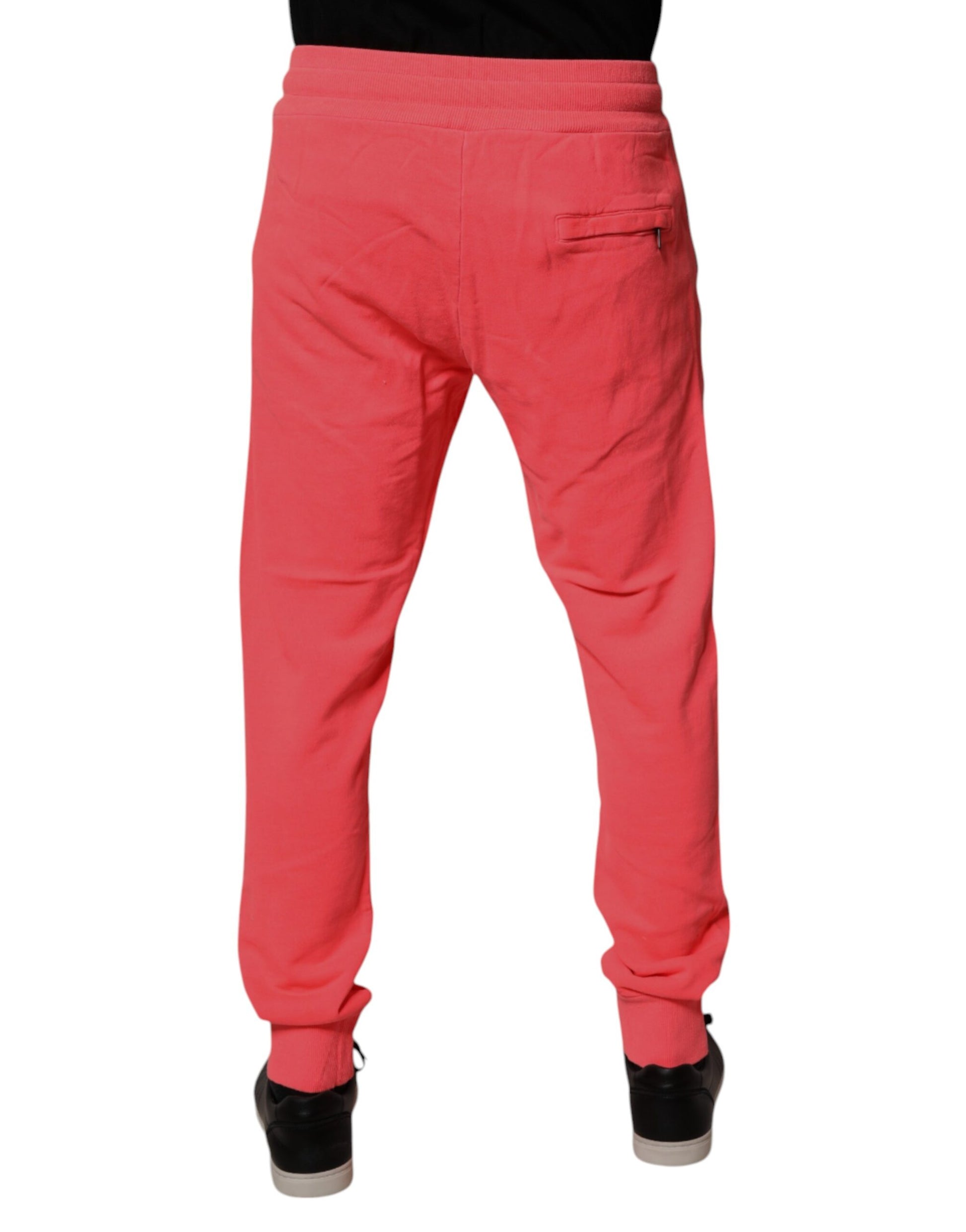 Dolce & Gabbana Red Athletic Pants for Men side view