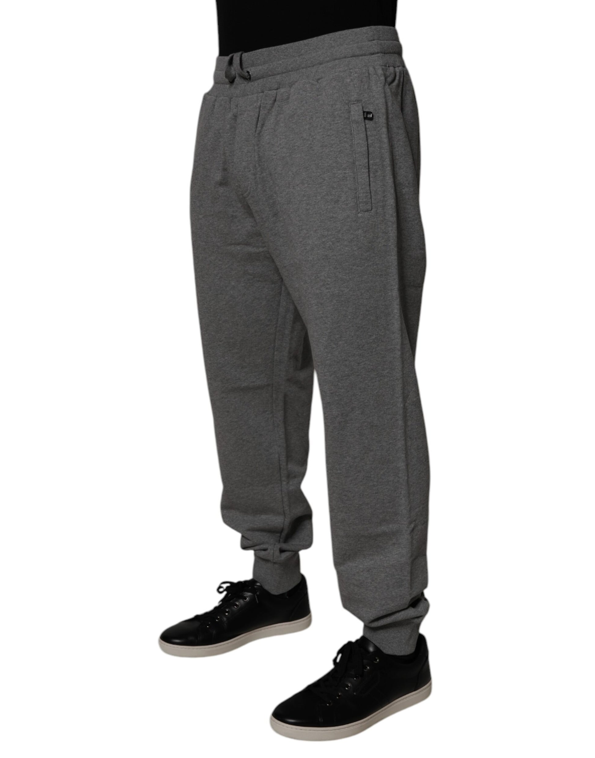 Dolce & Gabbana Grey Athletic Pants for Men detail view