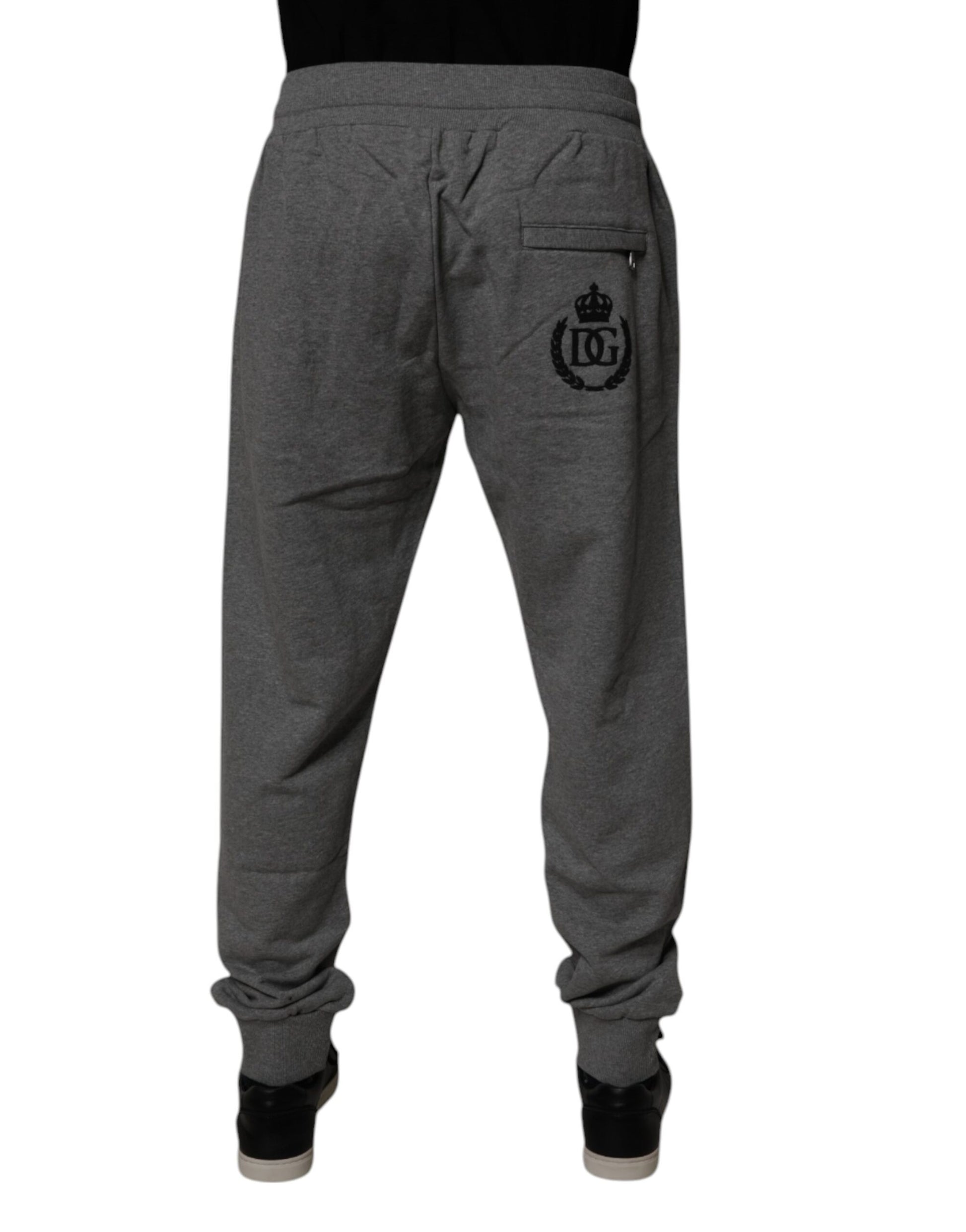 Dolce & Gabbana Grey Athletic Pants for Men side view