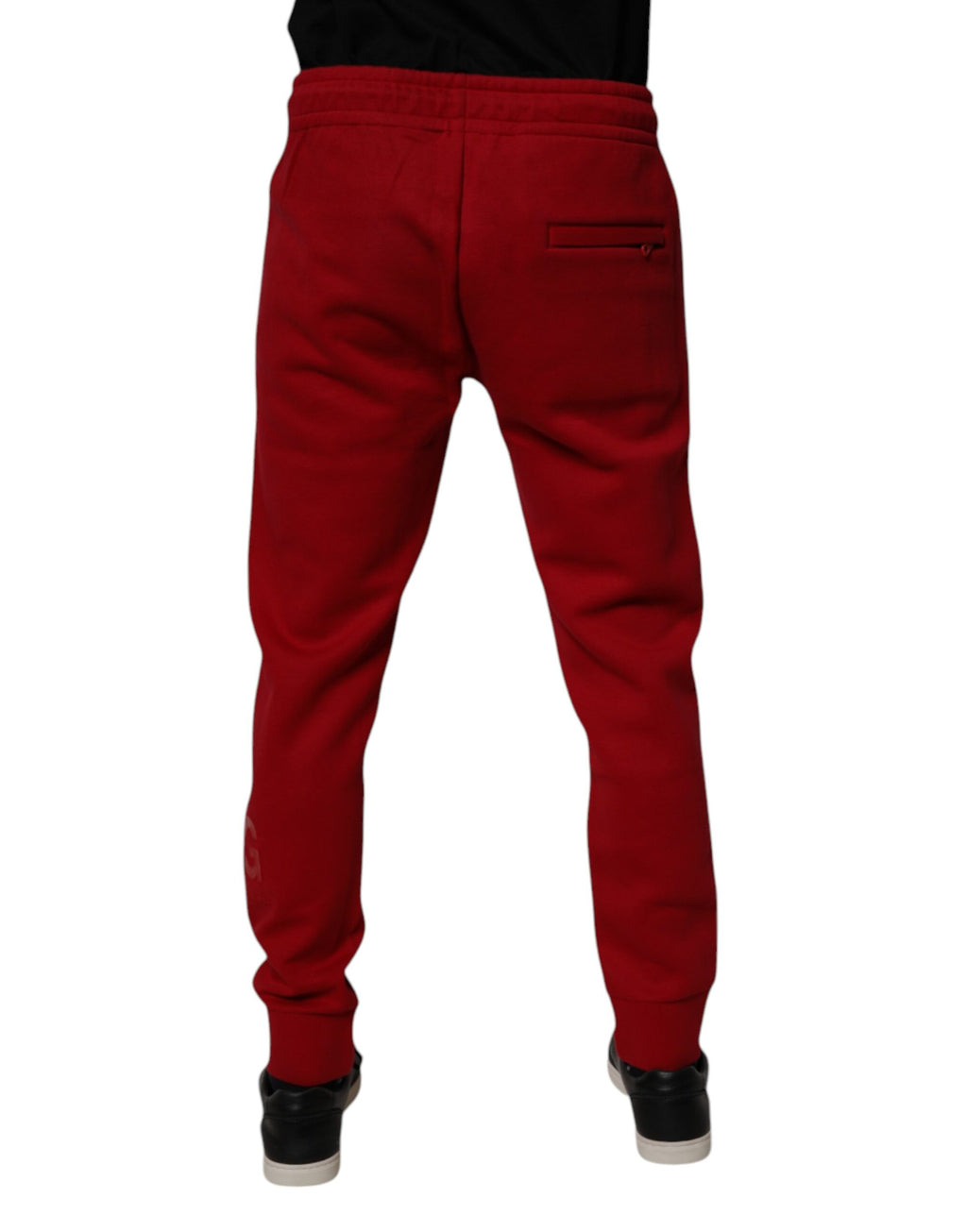 Dolce & Gabbana Red Athletic Pants for Men side view