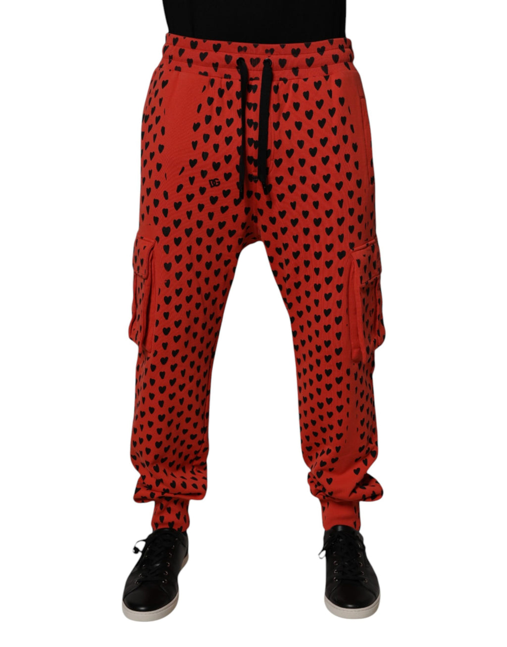 Dolce & Gabbana Red Athletic Pants for Men alternate view