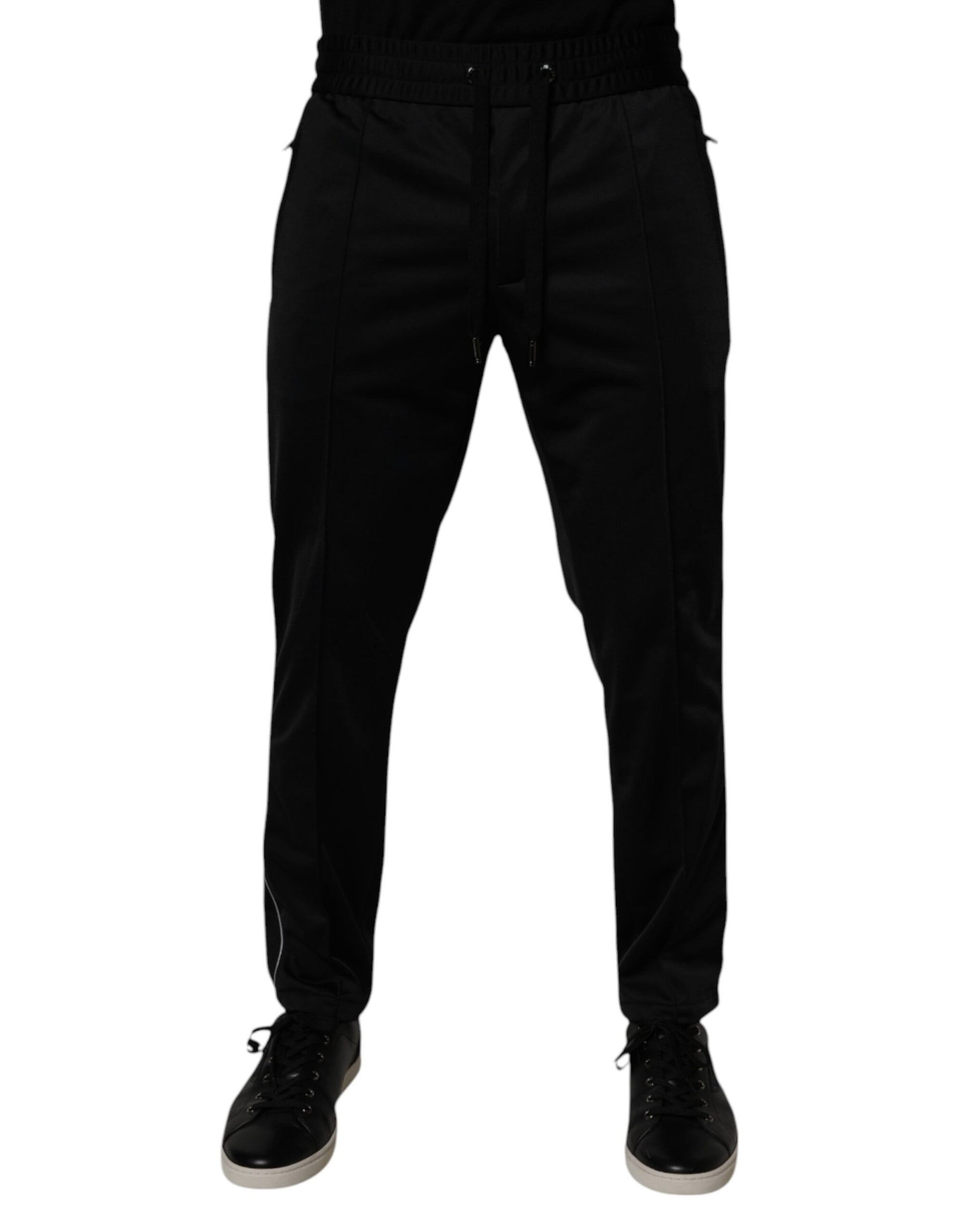 Dolce & Gabbana Black Athletic Pants for Men