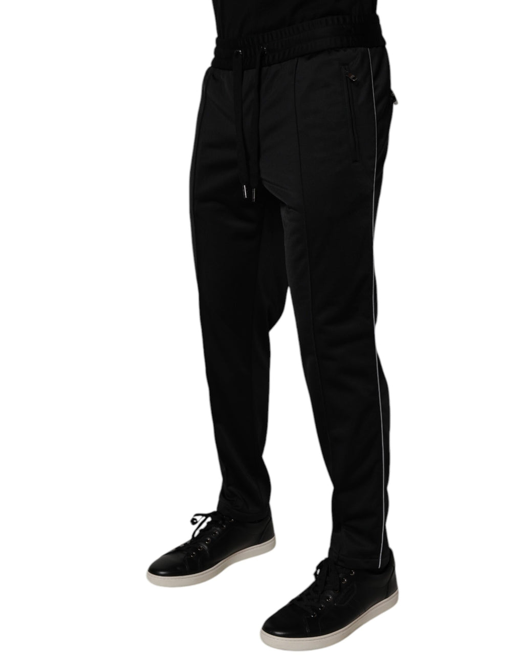 Dolce & Gabbana Black Athletic Pants for Men detail view