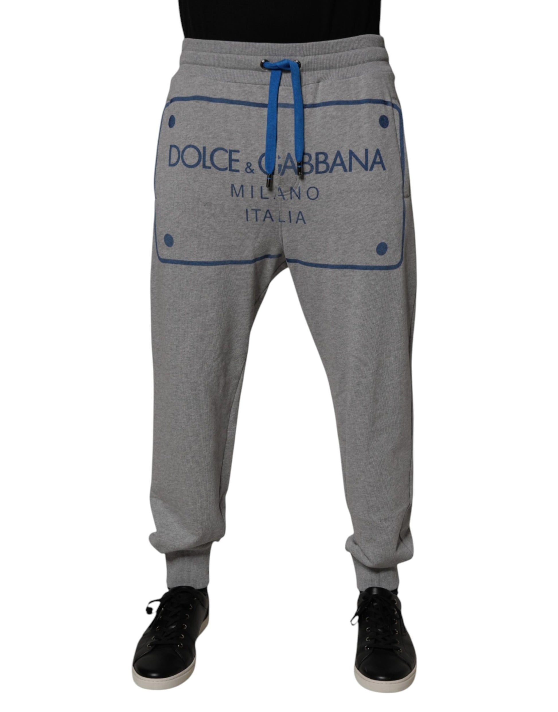 Dolce & Gabbana Grey Athletic Pants for Men alternate view