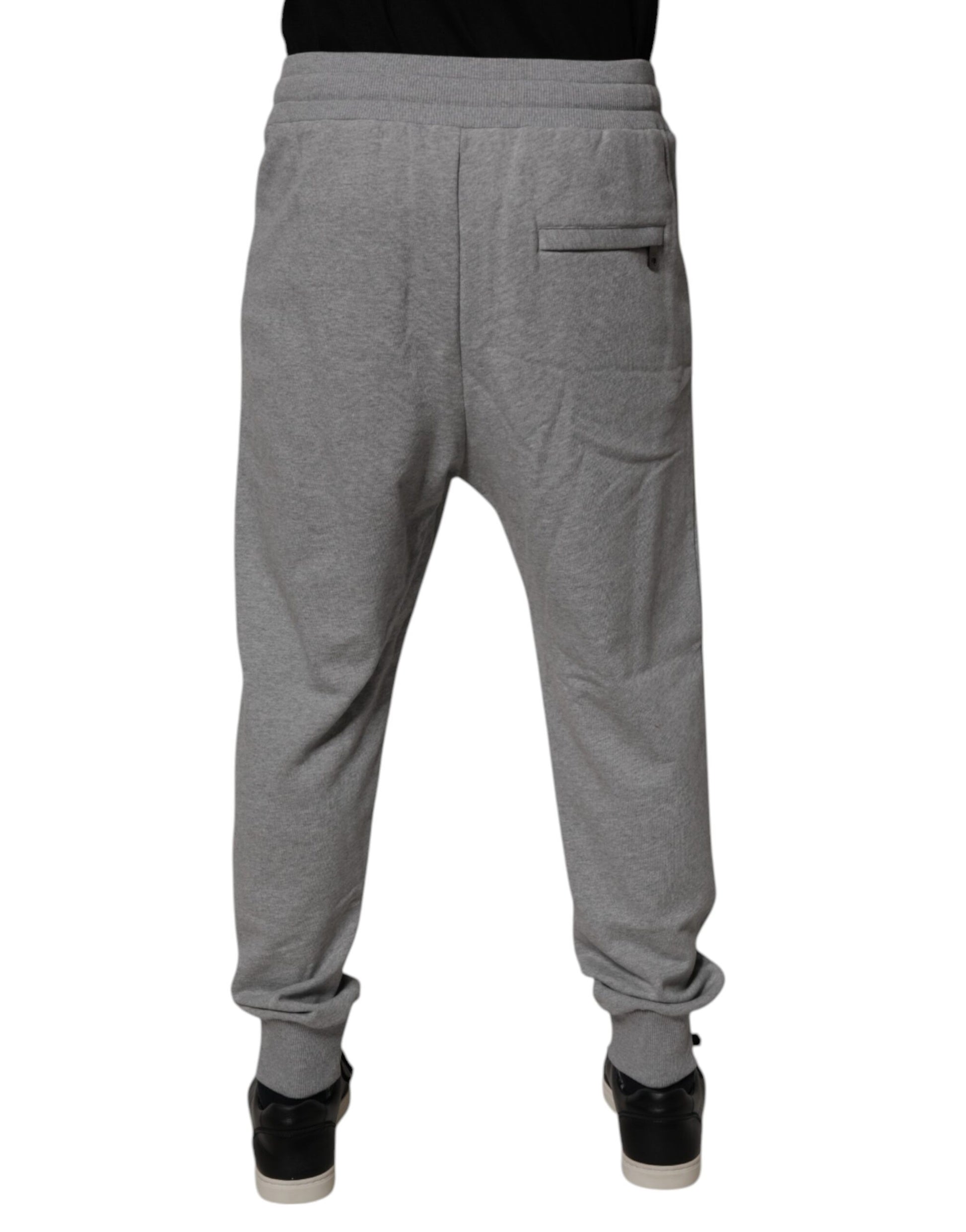 Dolce & Gabbana Grey Athletic Pants for Men side view