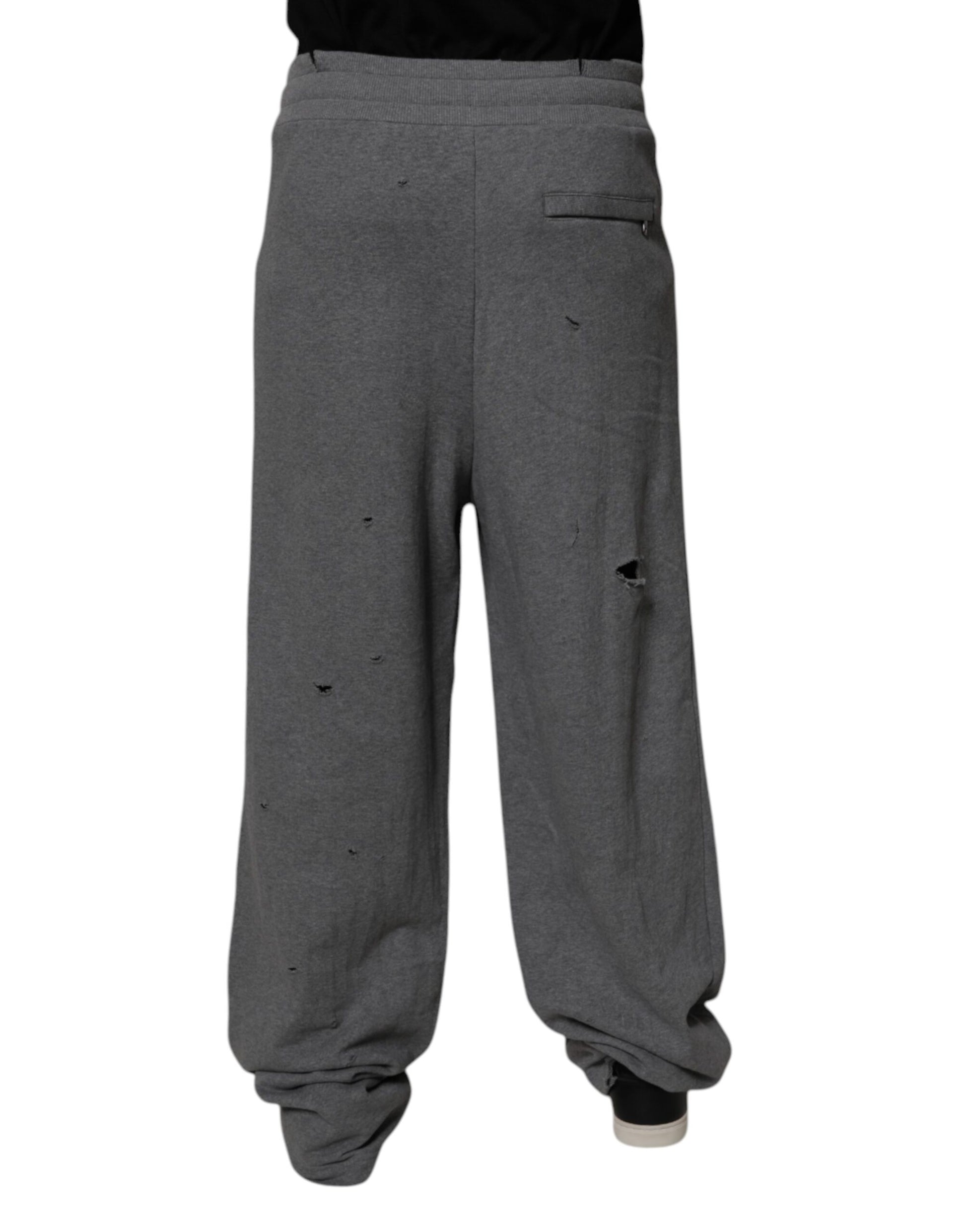 Dolce & Gabbana Grey Athletic Pants for Men side view