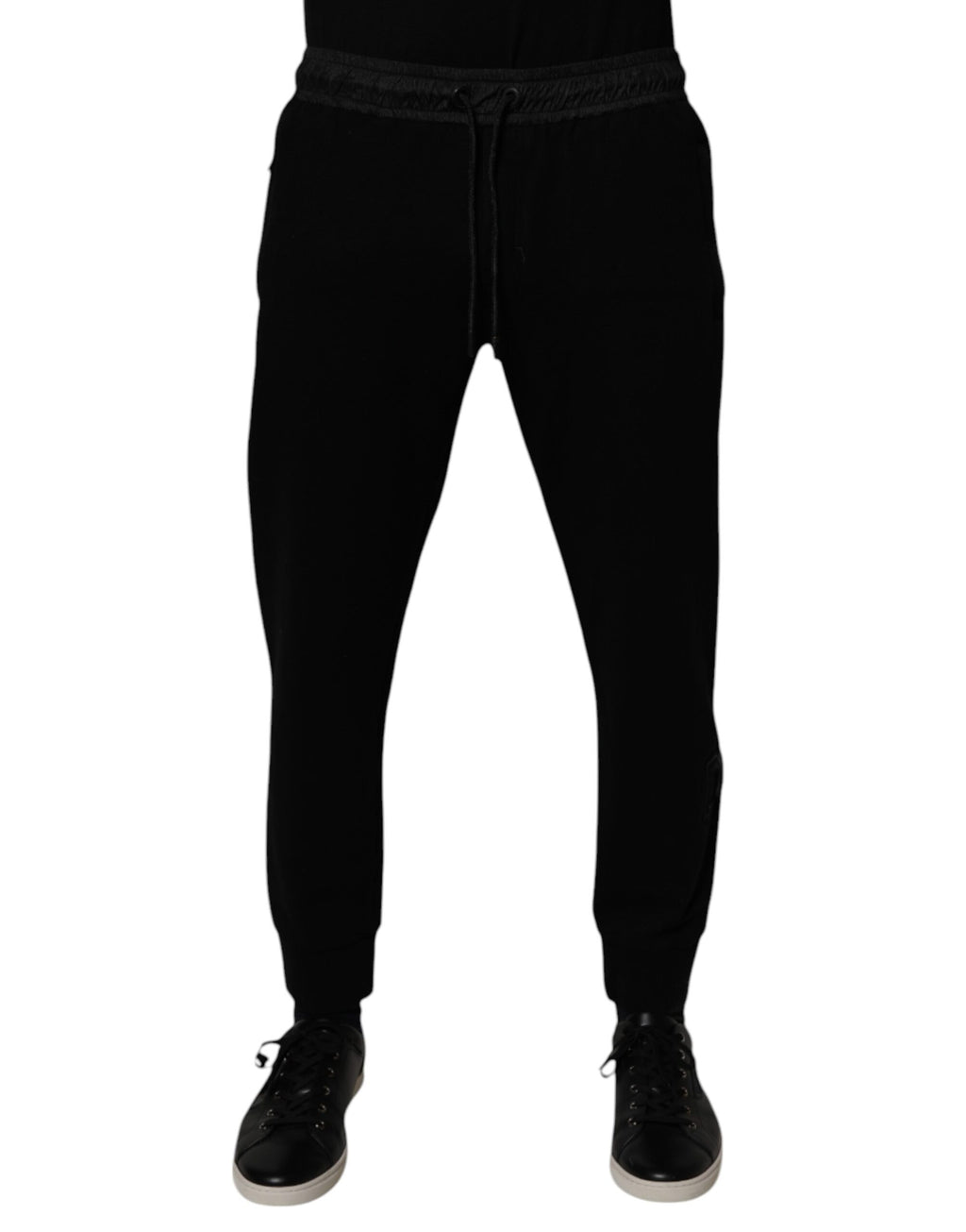 Pantalon de jogging Dolce & Gabbana pour homme en coton mélangé noir