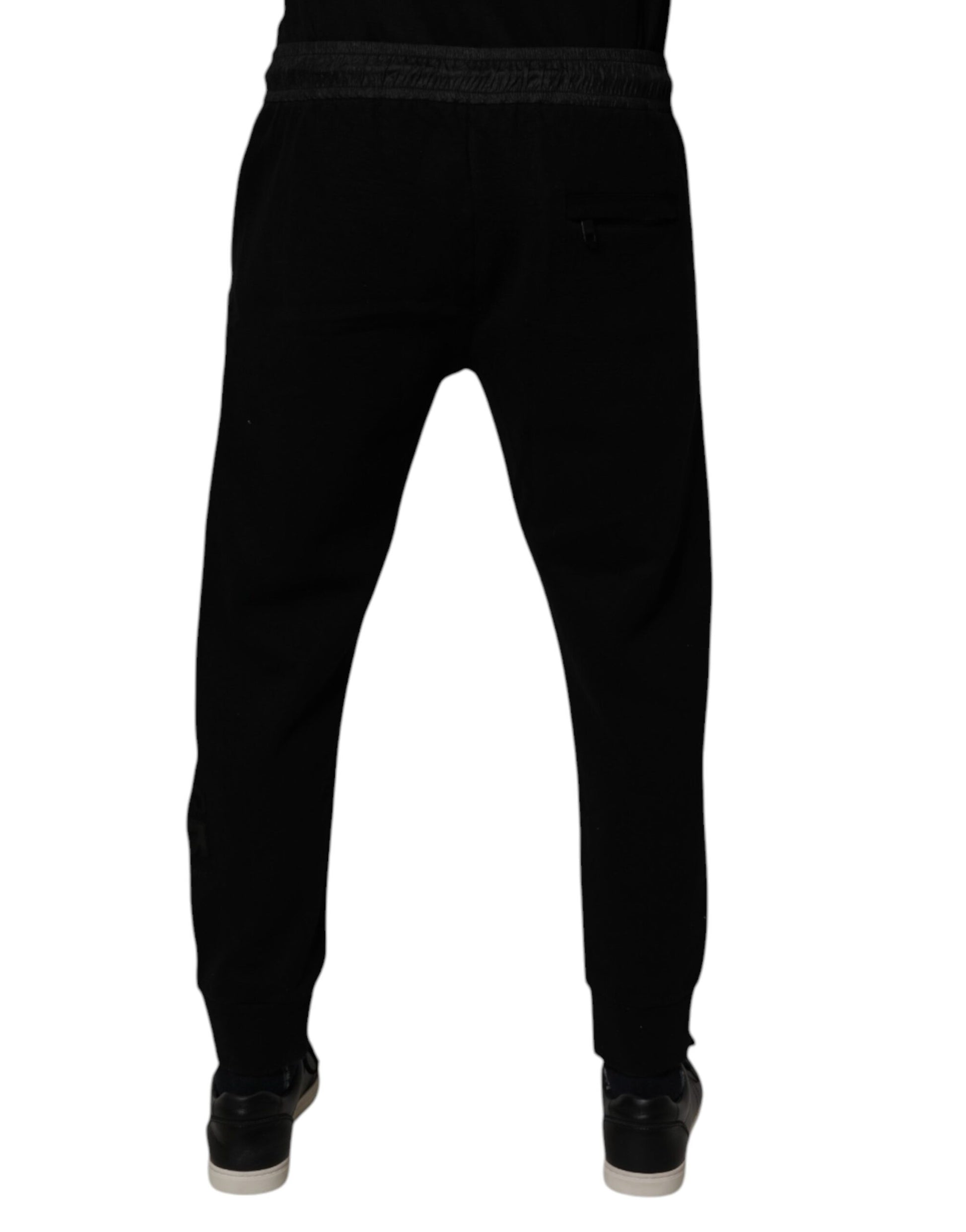 Pantalon de jogging Dolce & Gabbana pour homme en coton mélangé noir
