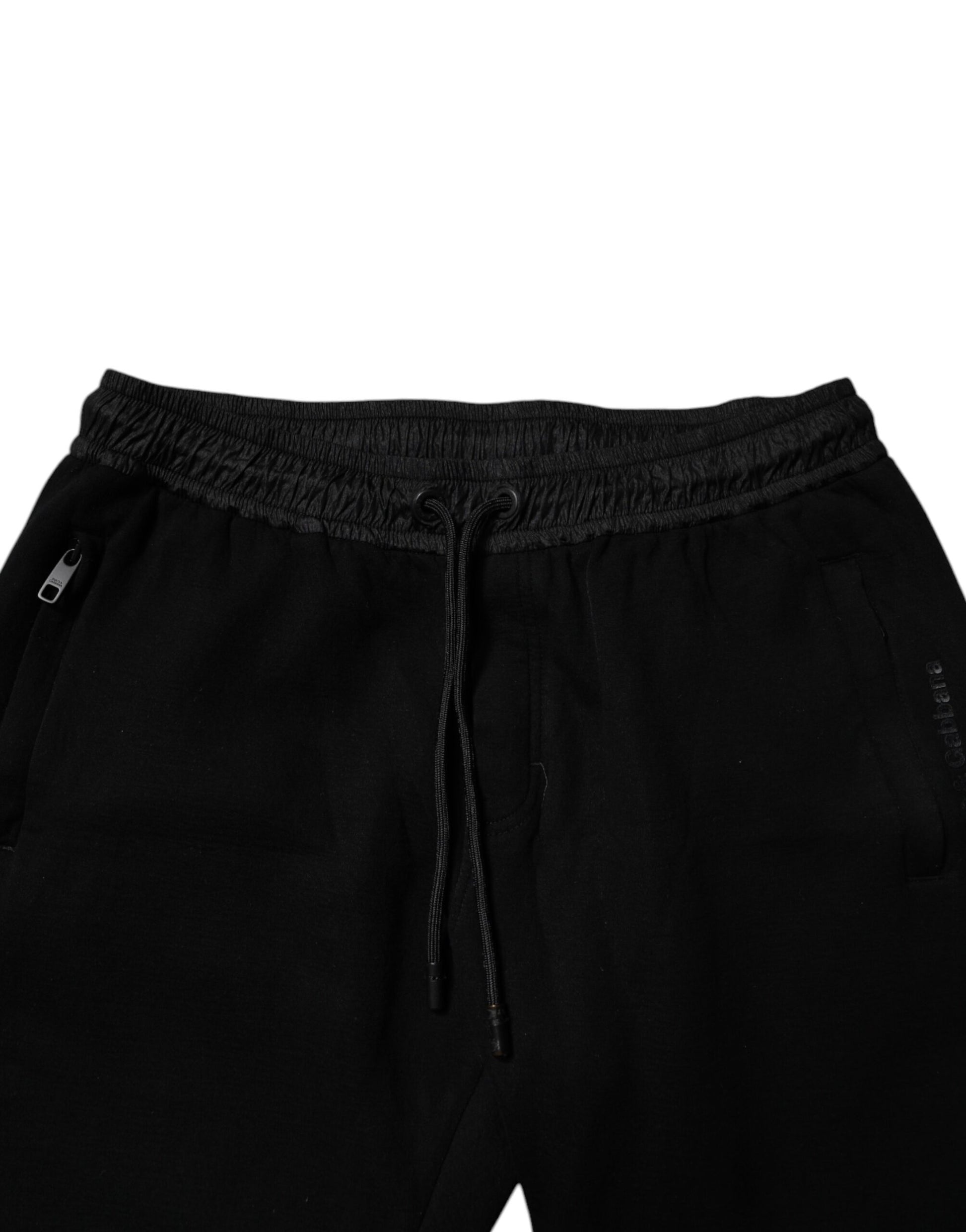 Pantalon de jogging Dolce & Gabbana pour homme en coton mélangé noir