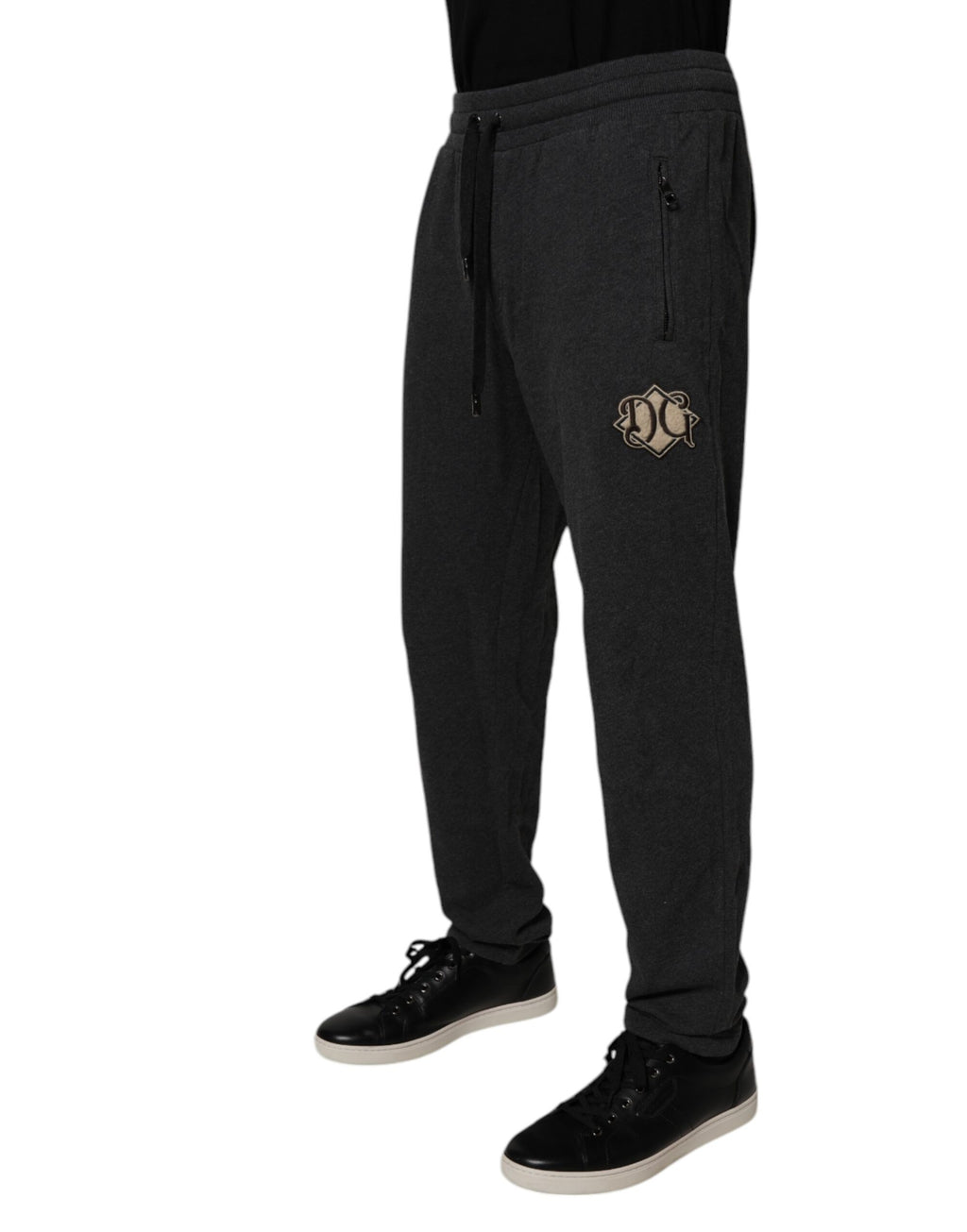 Dolce & Gabbana Grey Athletic Pants for Men detail view