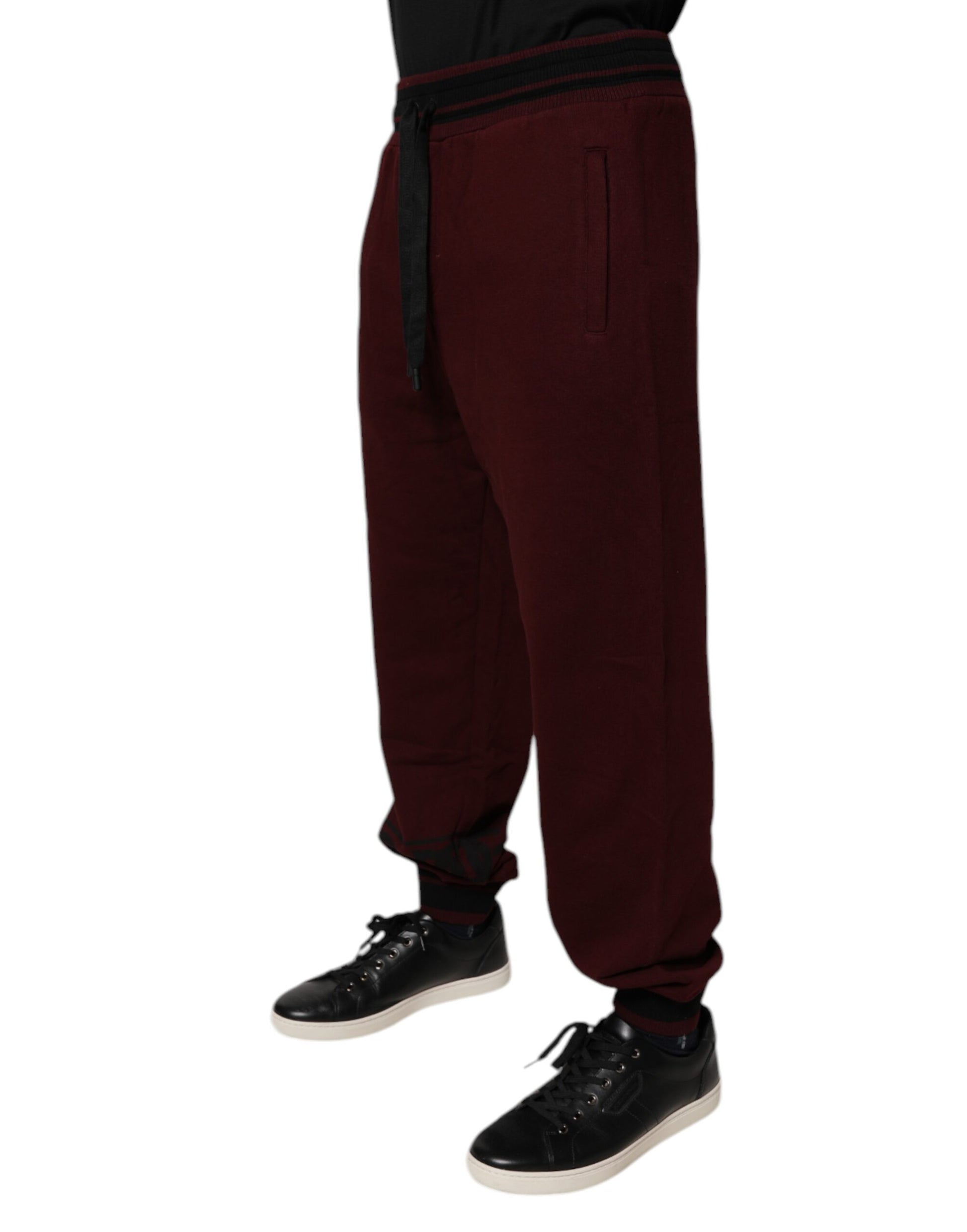Dolce & Gabbana Red Athletic Pants for Men detail view