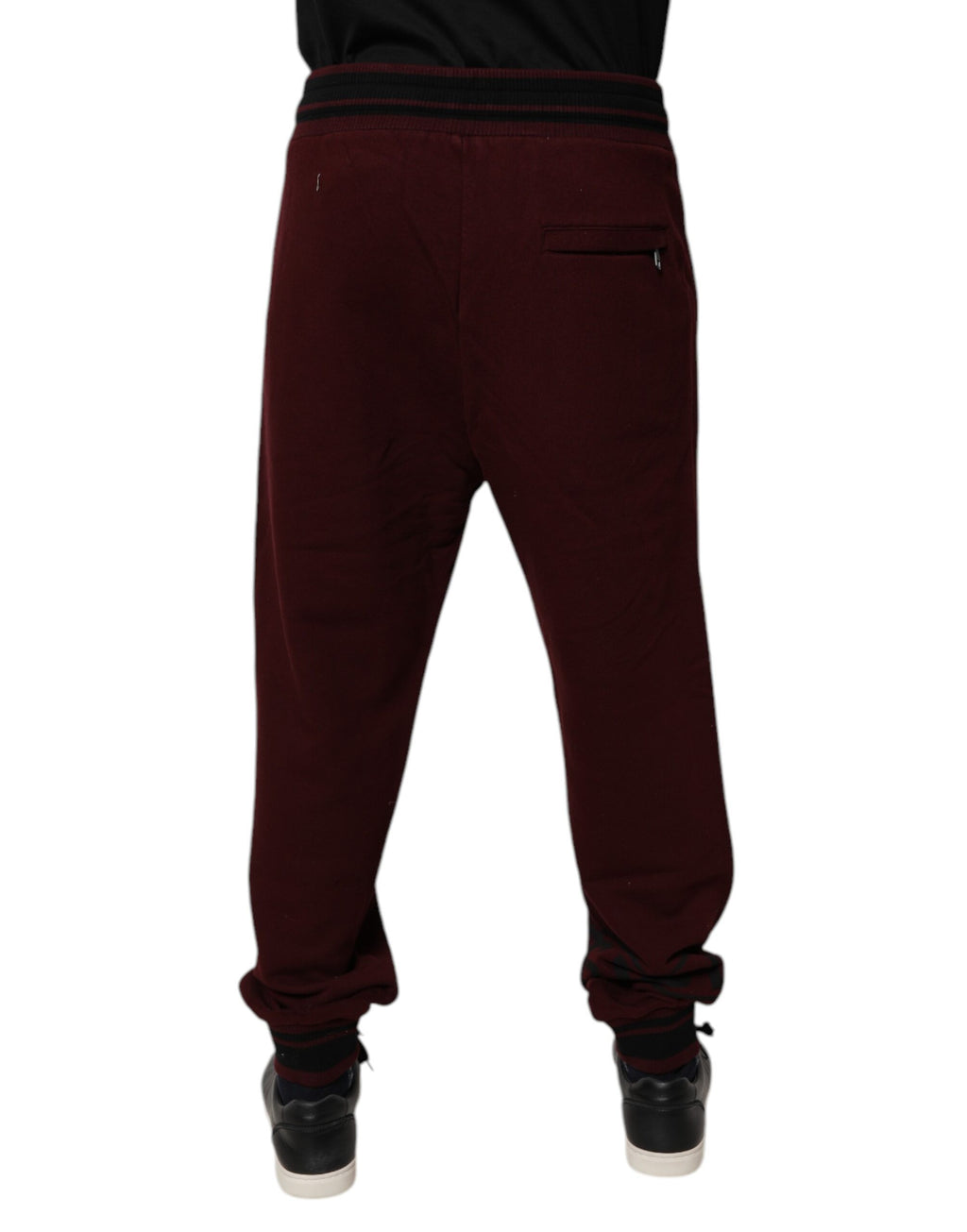 Dolce & Gabbana Red Athletic Pants for Men side view