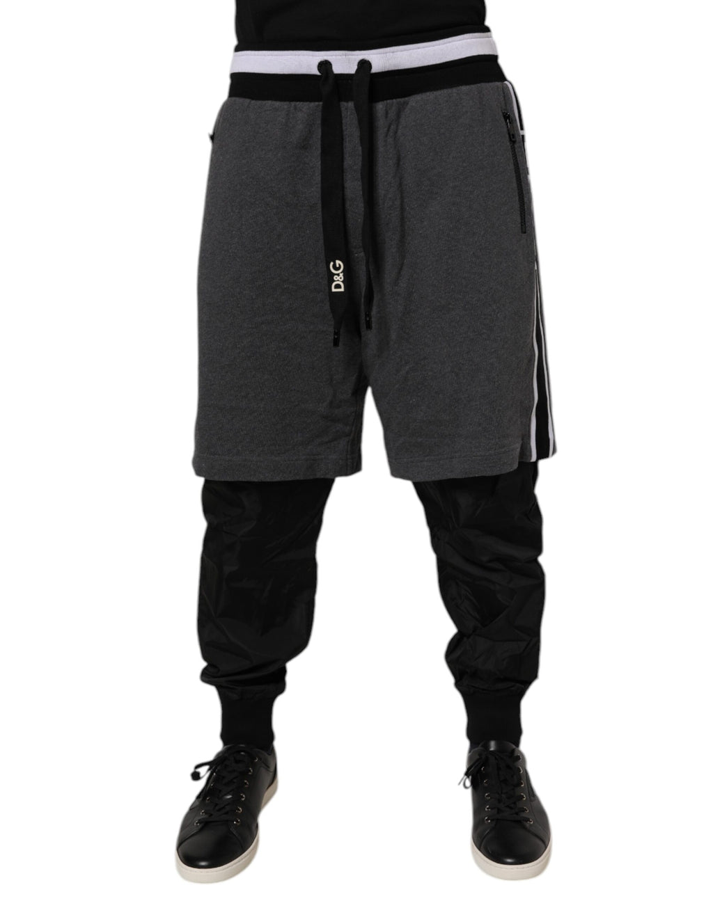 Dolce & Gabbana Black Athletic Pants for Men