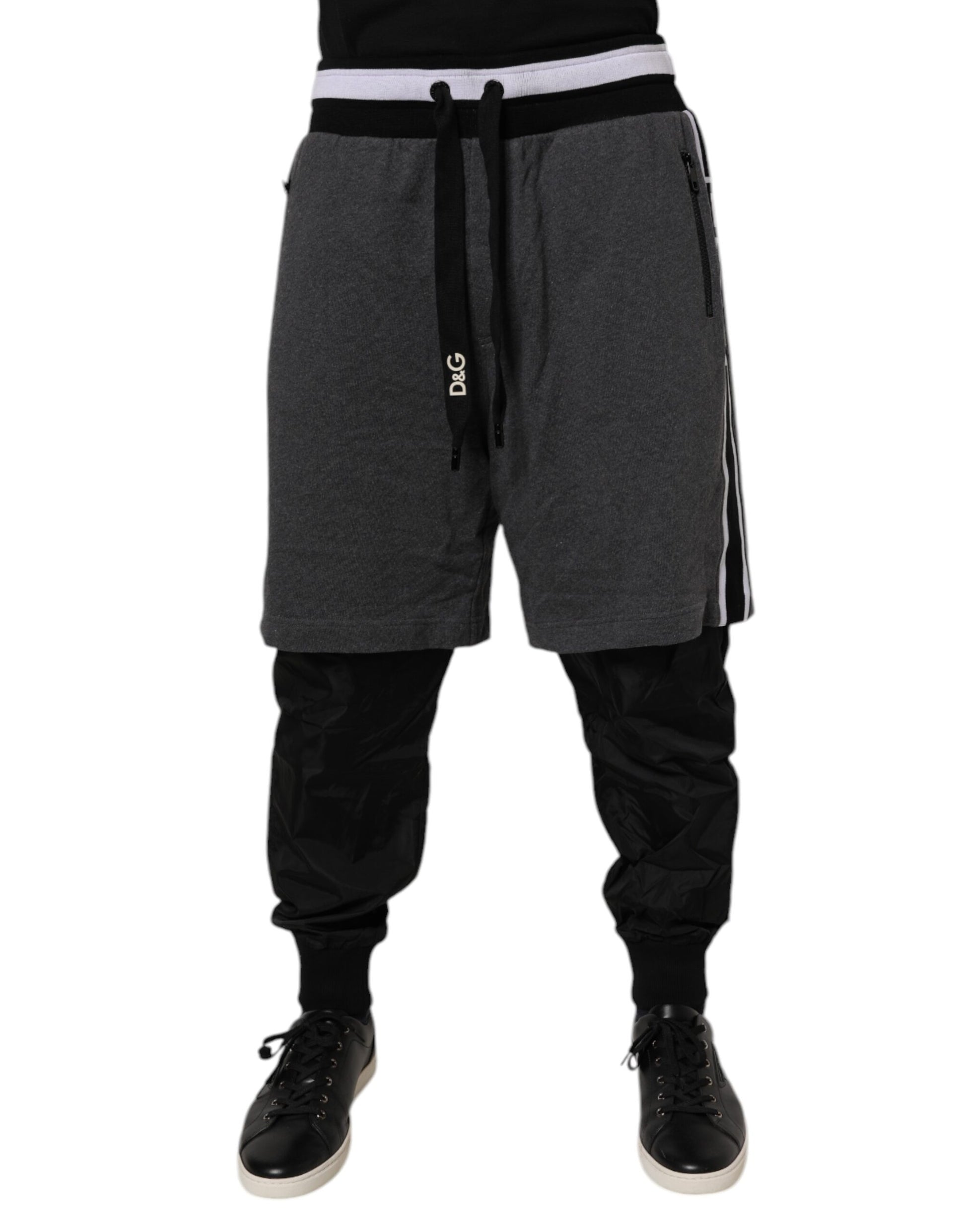 Dolce & Gabbana Black Athletic Pants for Men