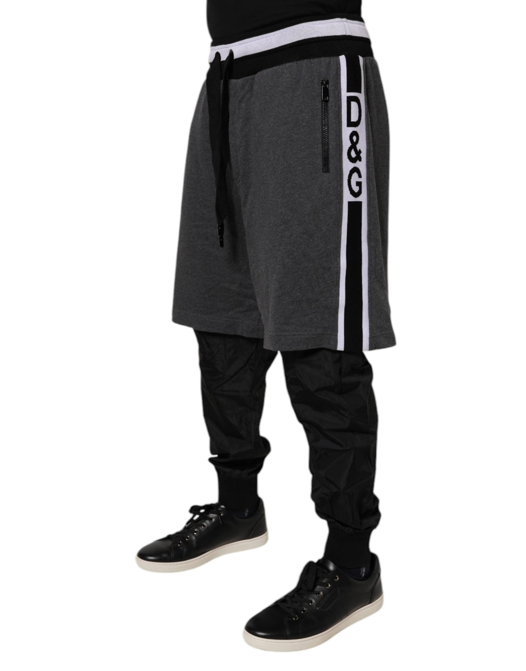 Dolce & Gabbana Black Athletic Pants for Men detail view