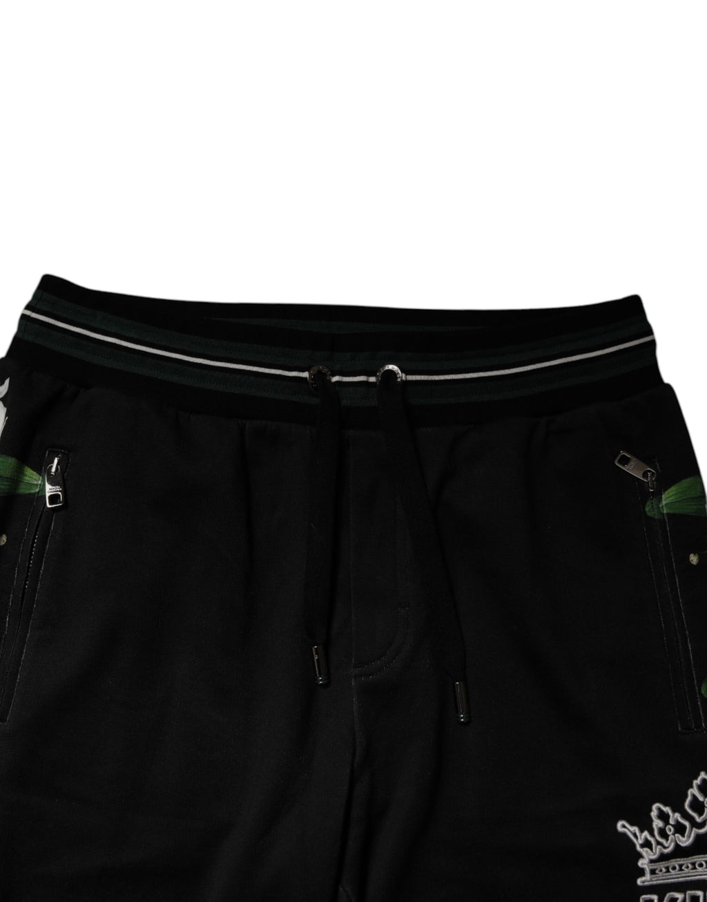 Pantalon de jogging Dolce & Gabbana noir à fleurs King pour homme