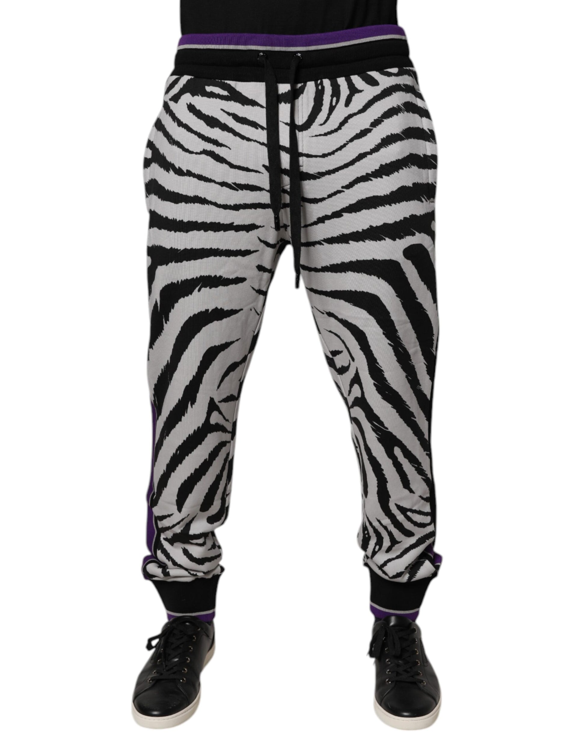 Dolce & Gabbana Black Athletic Pants for Men