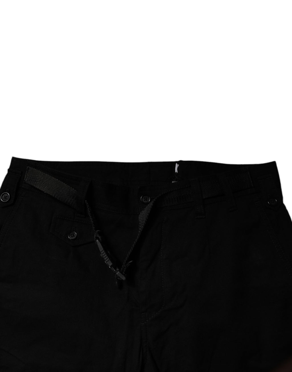 Jean skinny cargo en denim, coton stretch noir, Dolce & Gabbana
