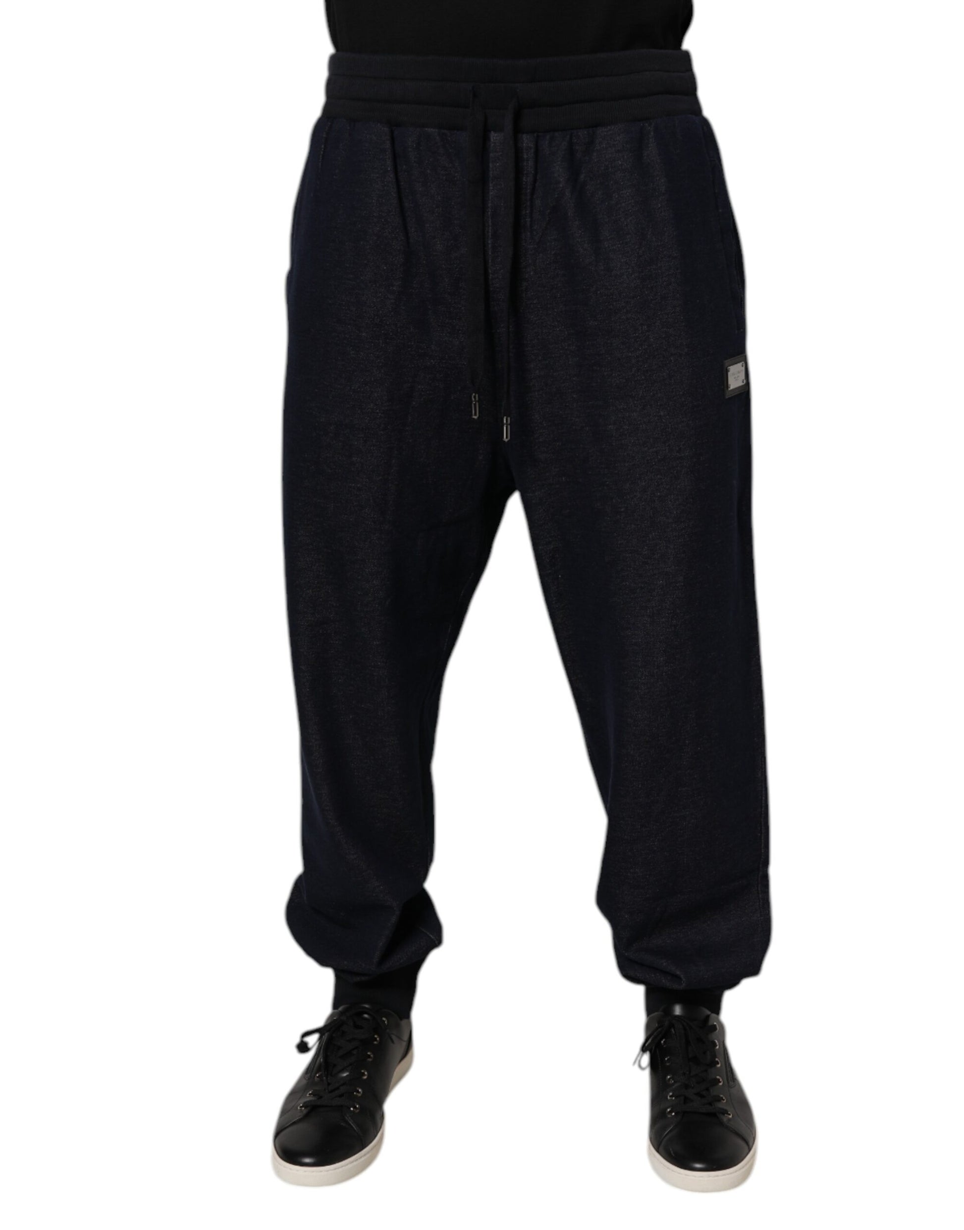 Dolce & Gabbana Black Athletic Pants for Men