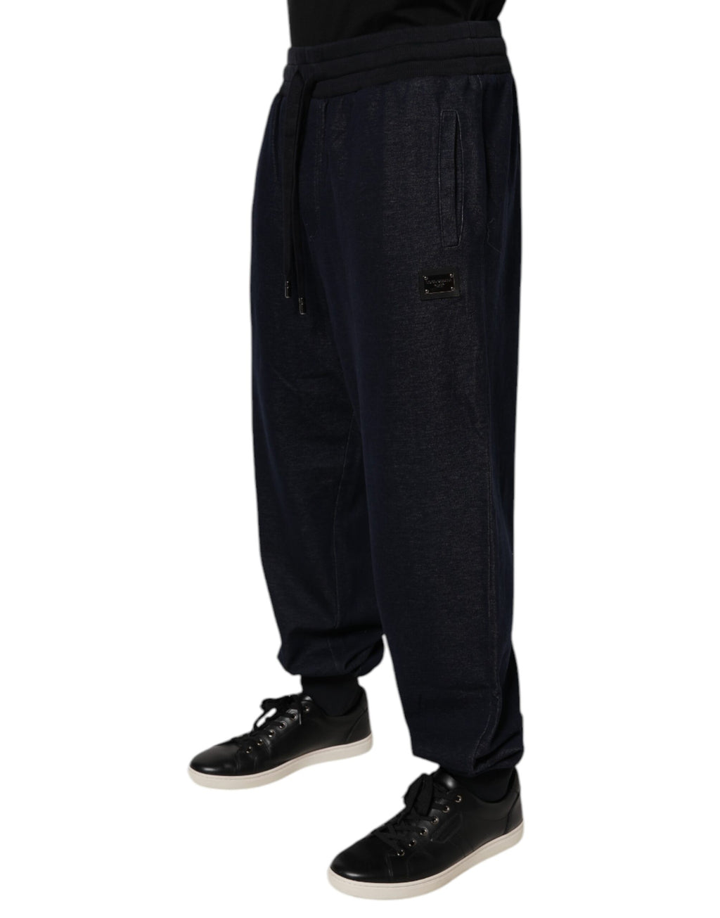 Dolce & Gabbana Black Athletic Pants for Men detail view