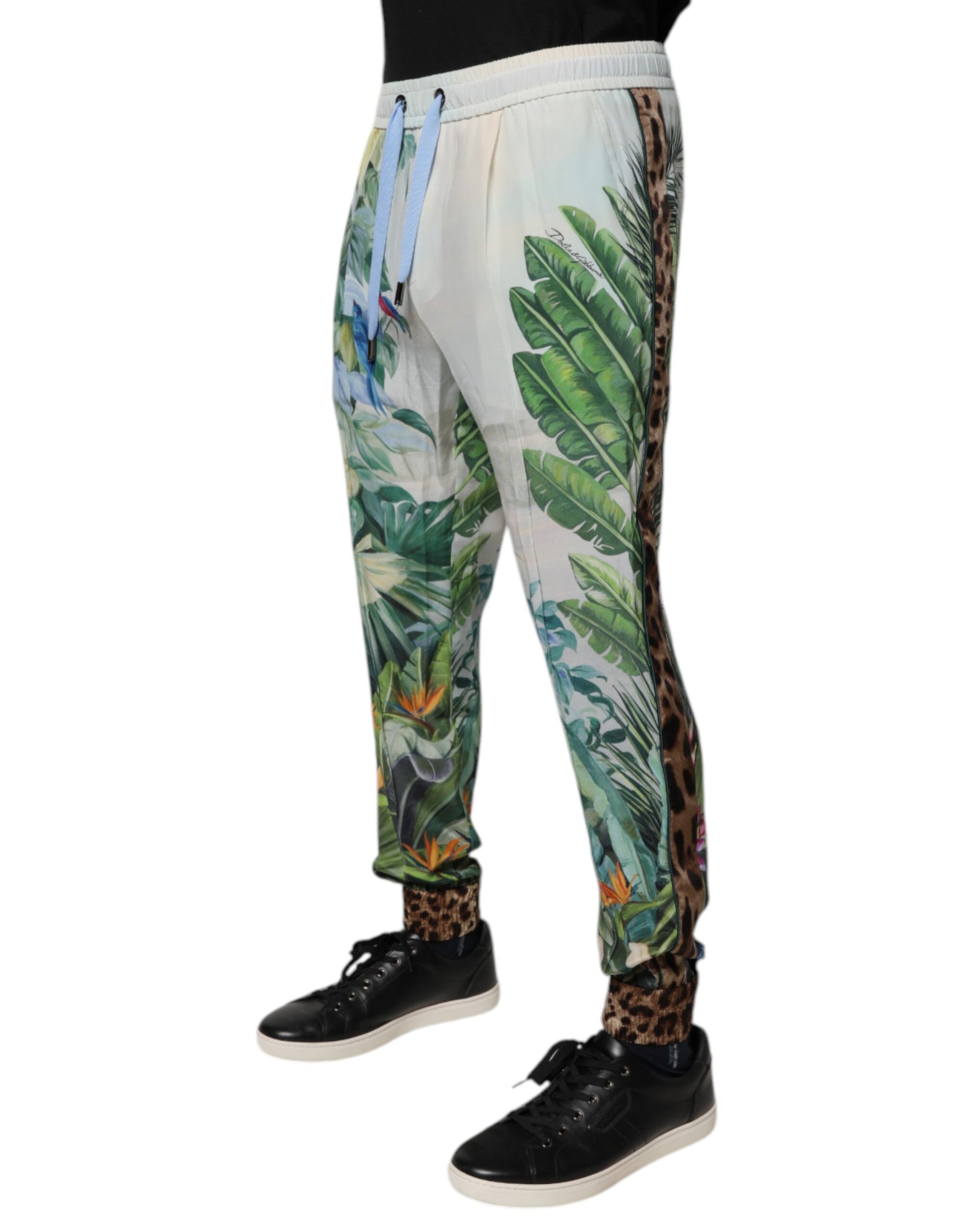 Dolce & Gabbana Multicolor Athletic Pants for Men detail view