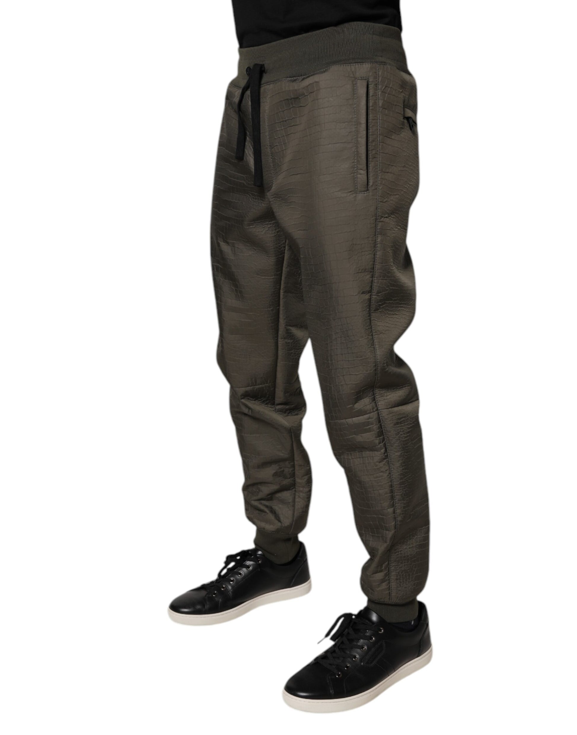Dolce & Gabbana Brown Athletic Pants for Men detail view