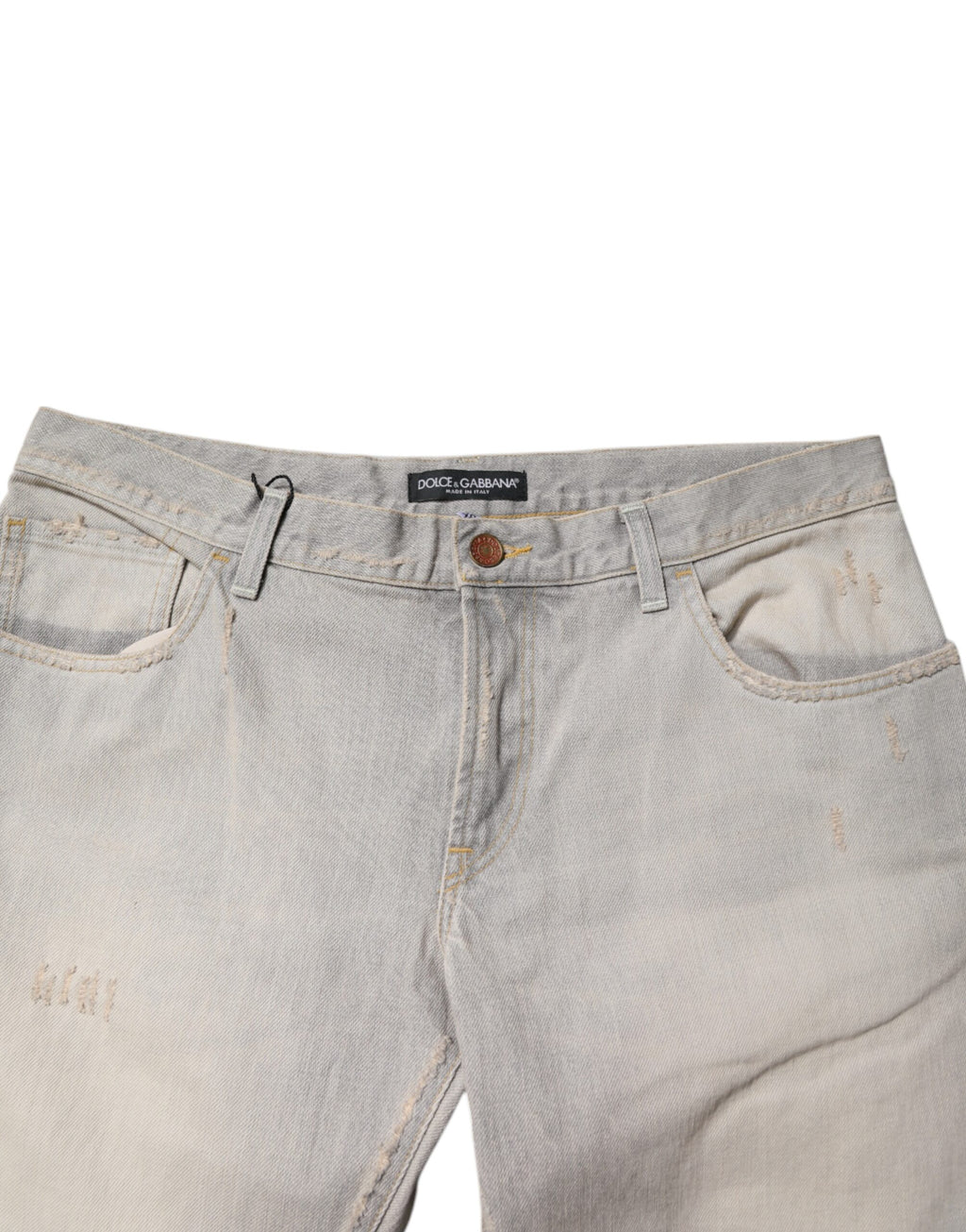 Dolce & Gabbana Grey Skinny Jeans for Men additional view
