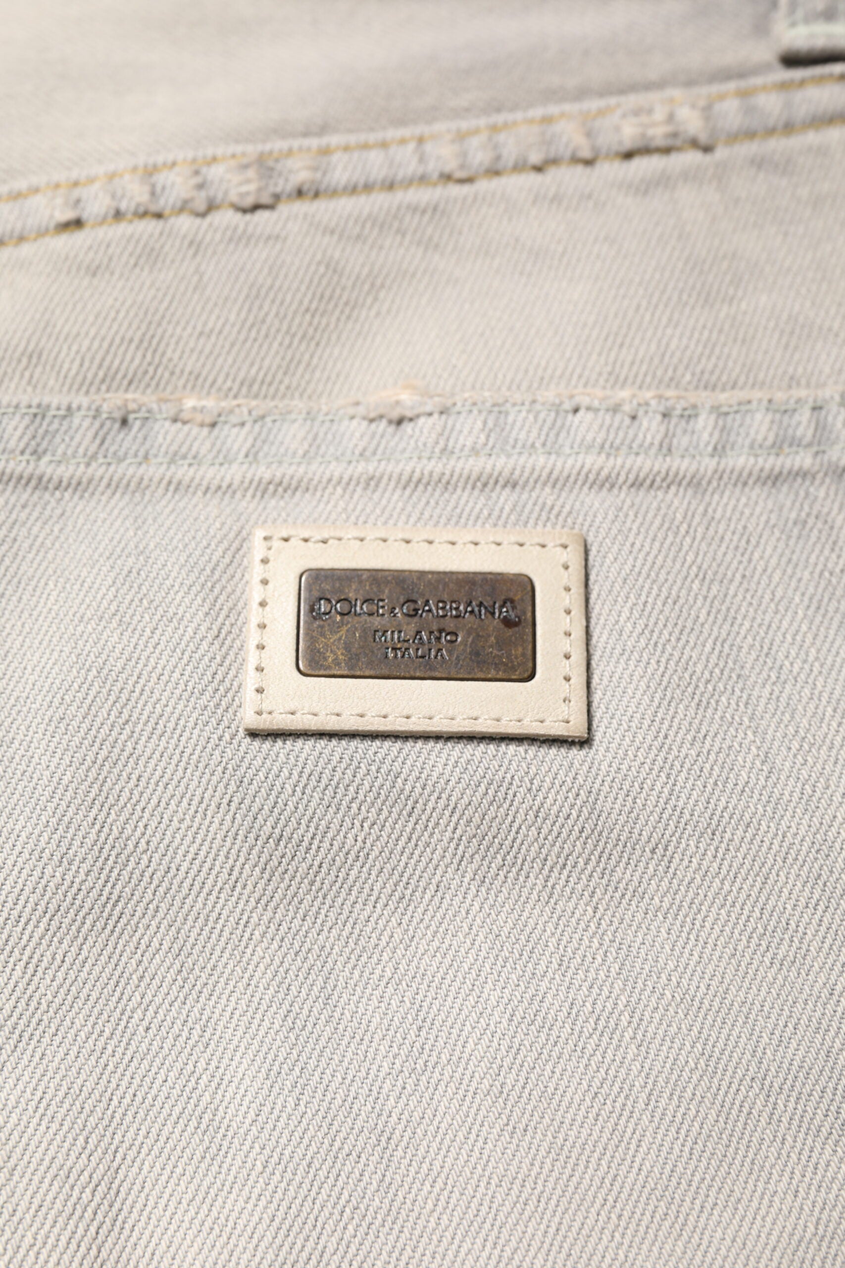 Dolce & Gabbana Grey Skinny Jeans for Men additional view