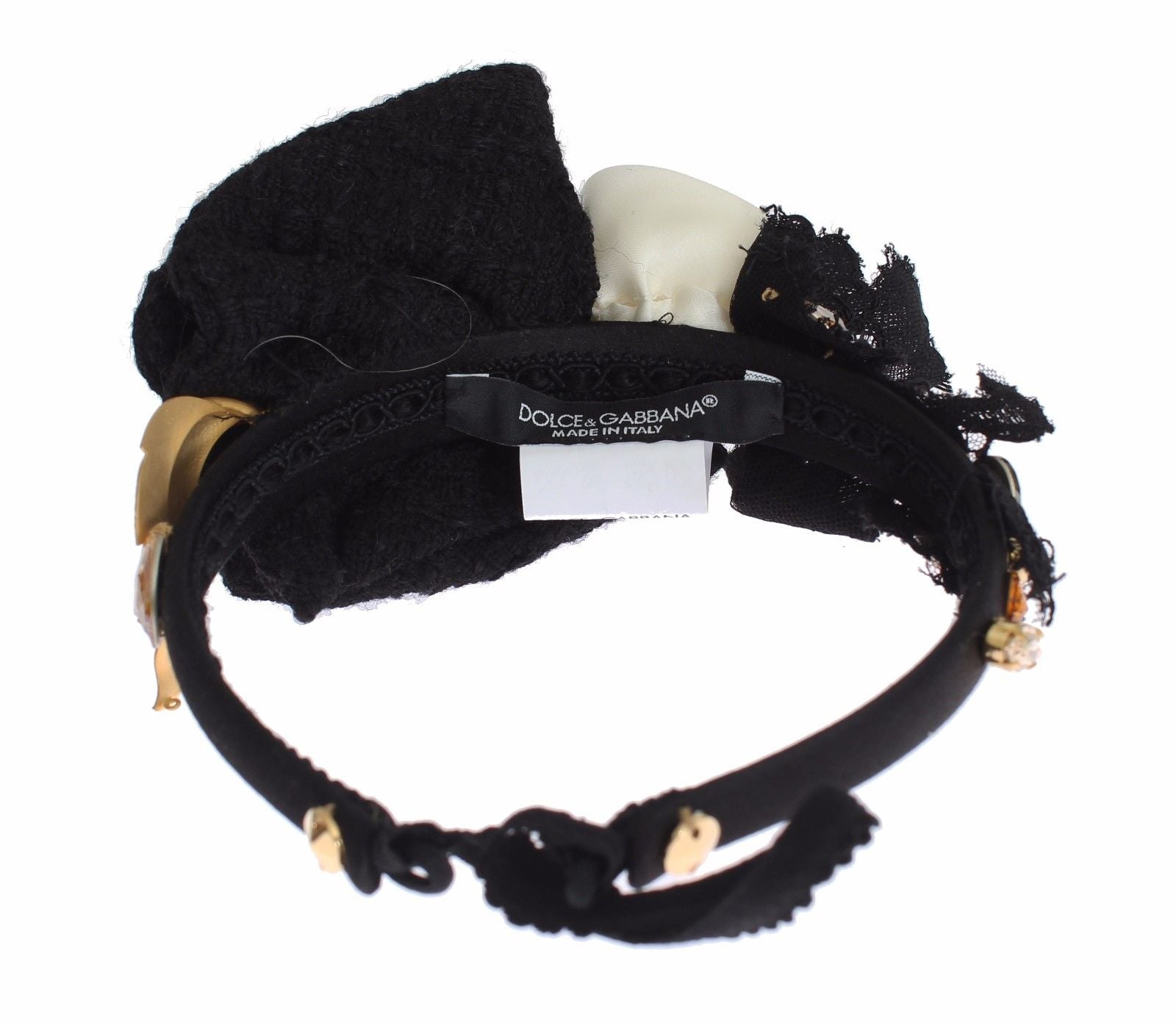 Dolce & Gabbana Black Headbands for Women side view