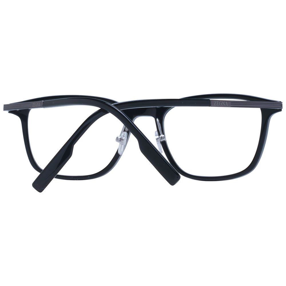 Ermenegildo Zegna Black Glasses Frames for Men detail view