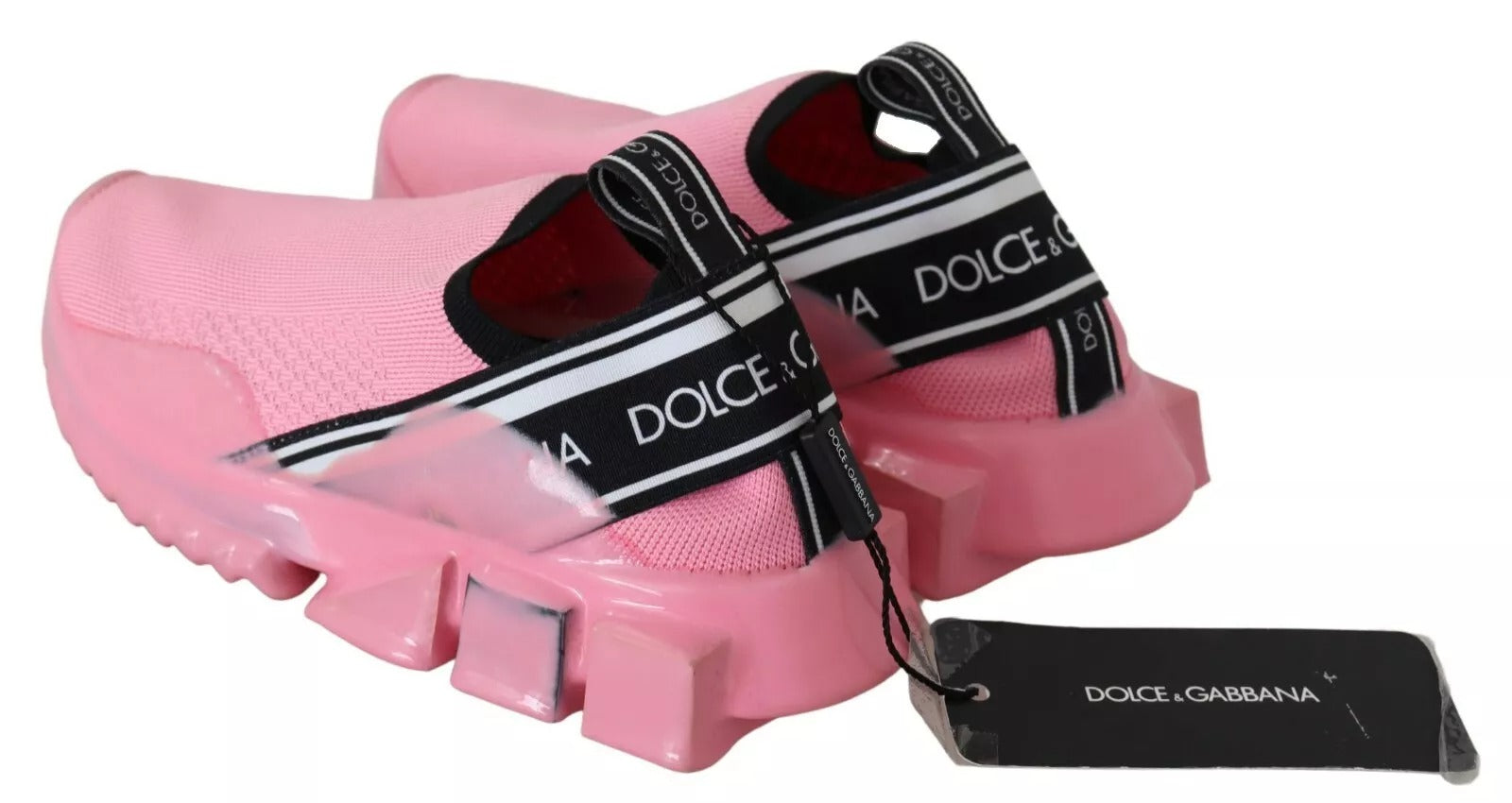 Baskets basses Sorrento roses Dolce & Gabbana Chaussures décontractées à enfiler