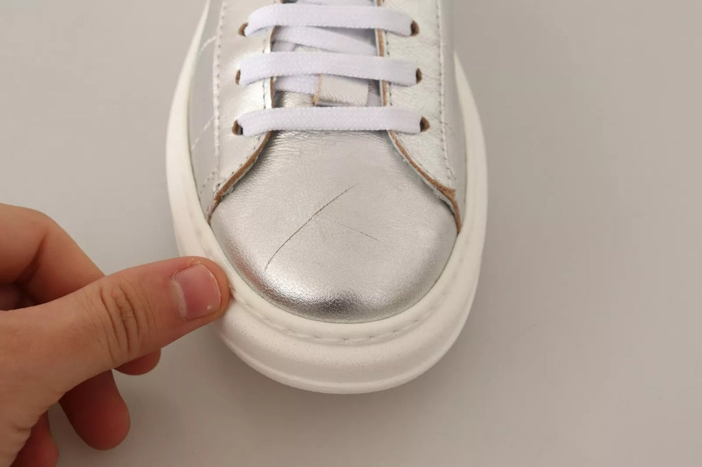 Patrizia Pepe Silver Low Top Sneakers for Women additional view