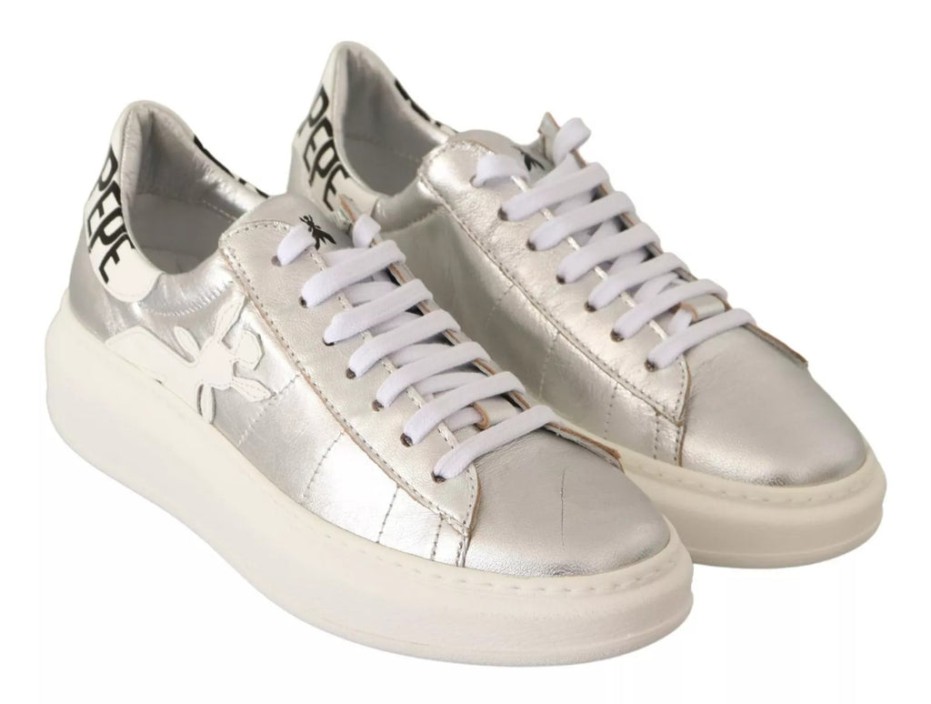 Patrizia Pepe Silver Low Top Sneakers for Women additional view