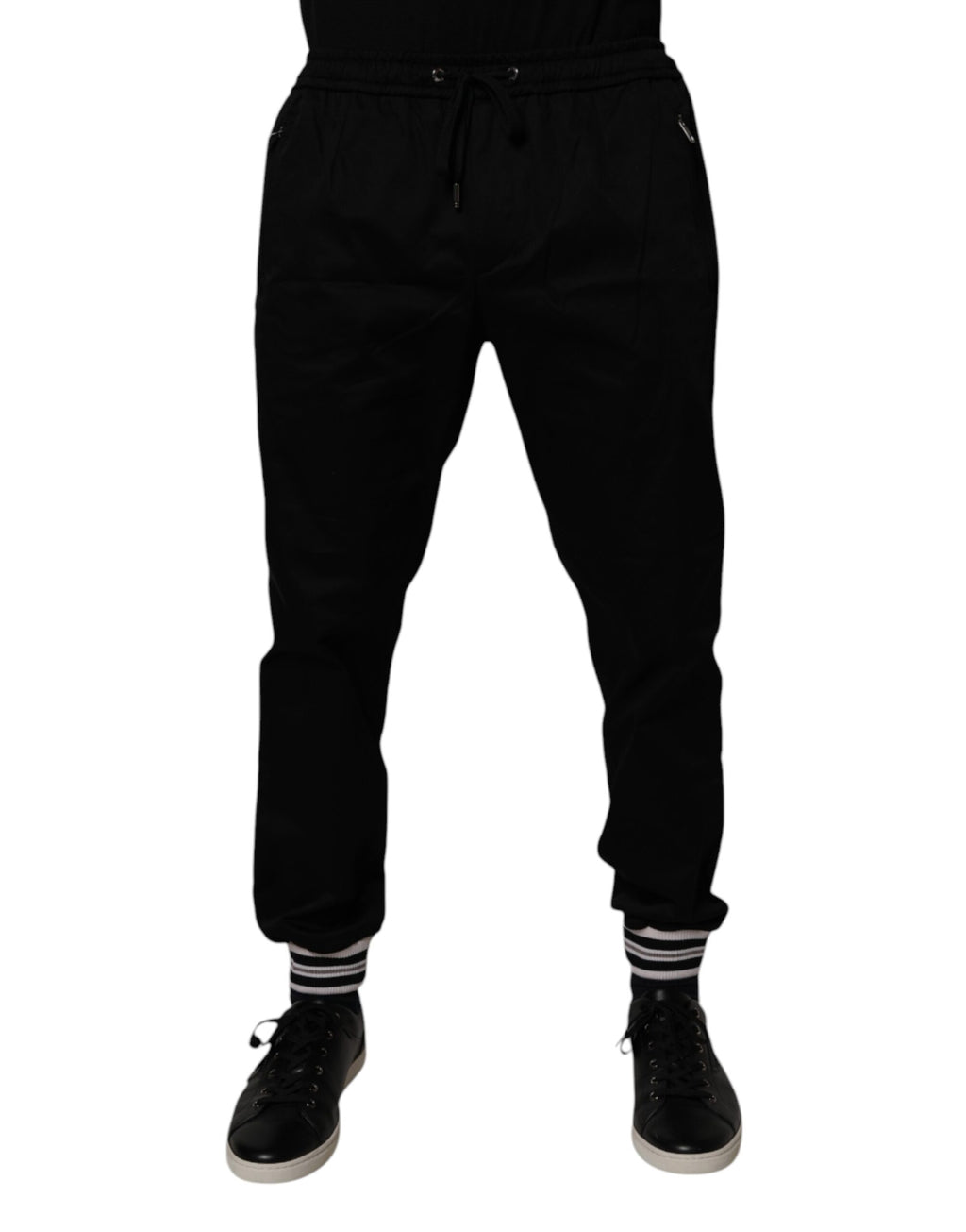 Dolce & Gabbana Black Athletic Pants for Men