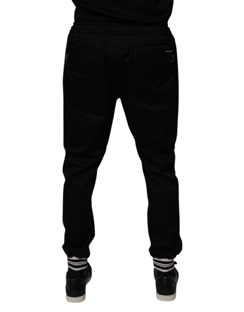 Dolce & Gabbana Black Athletic Pants for Men side view