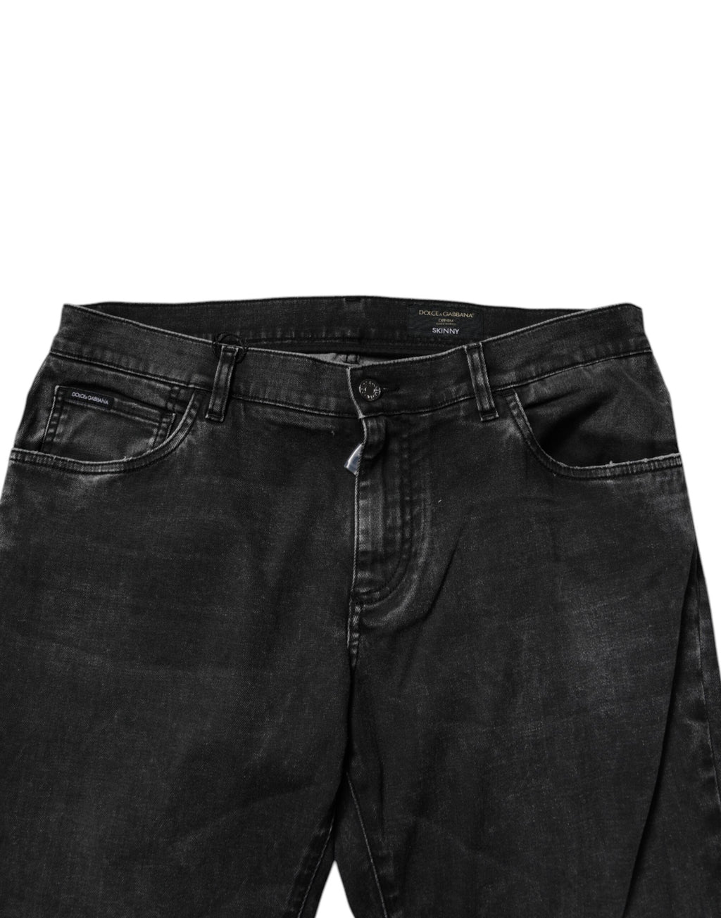 Dolce & Gabbana Black Skinny Jeans for Men additional view