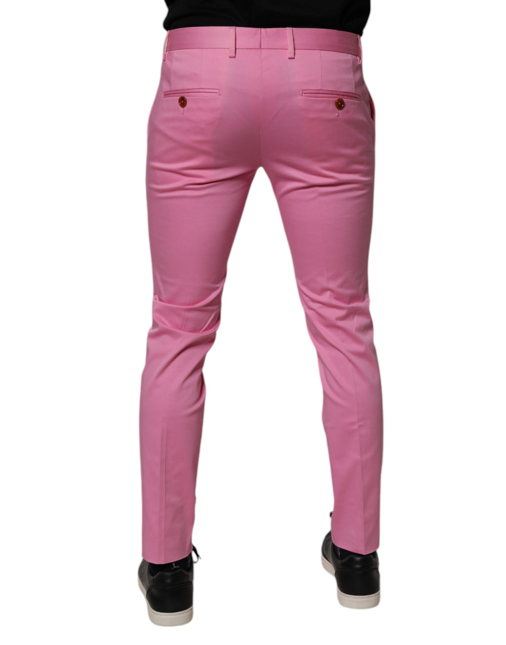 Dolce & Gabbana Pink Dress Pants for Men side view