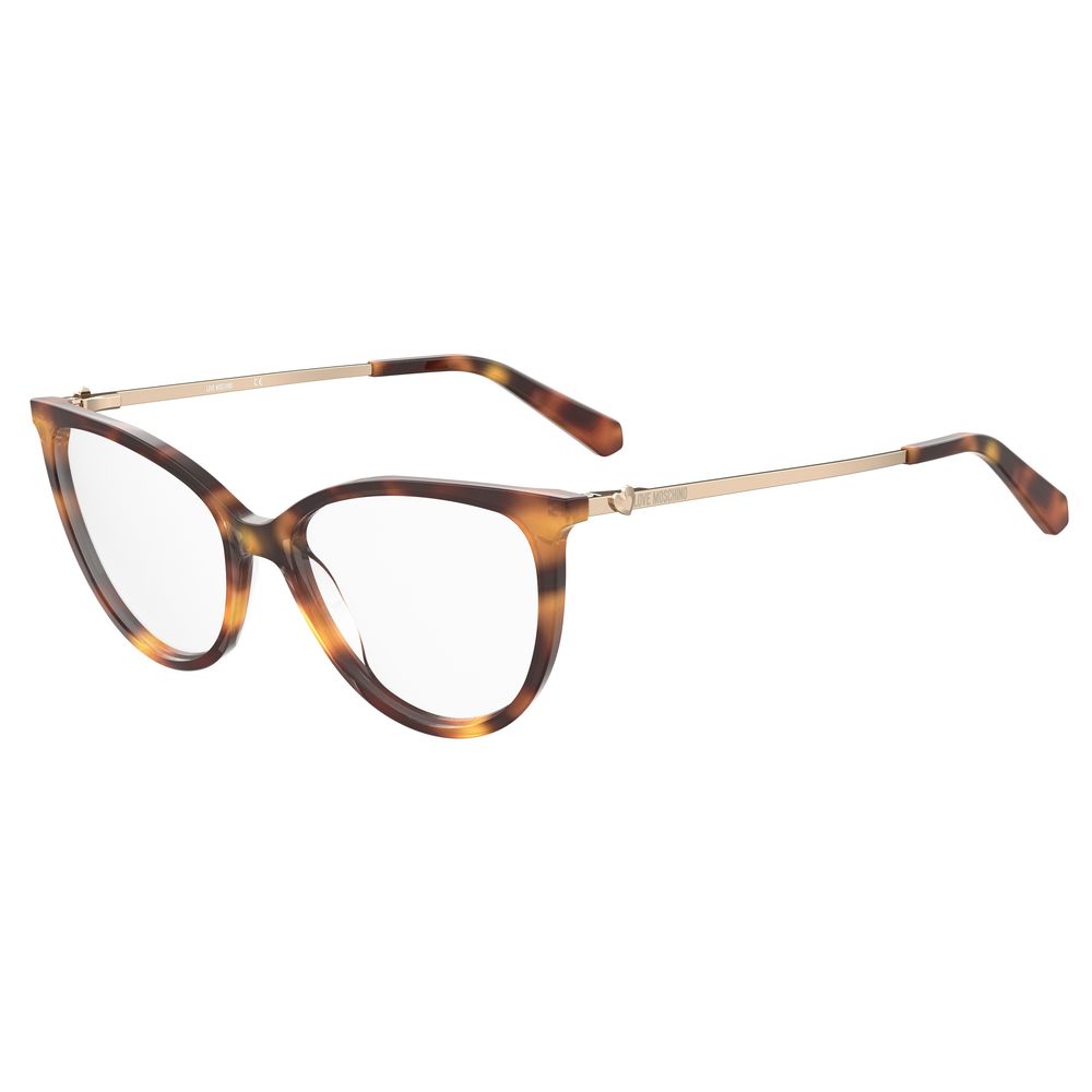 Love Moschino Brown Glasses Frames for Women