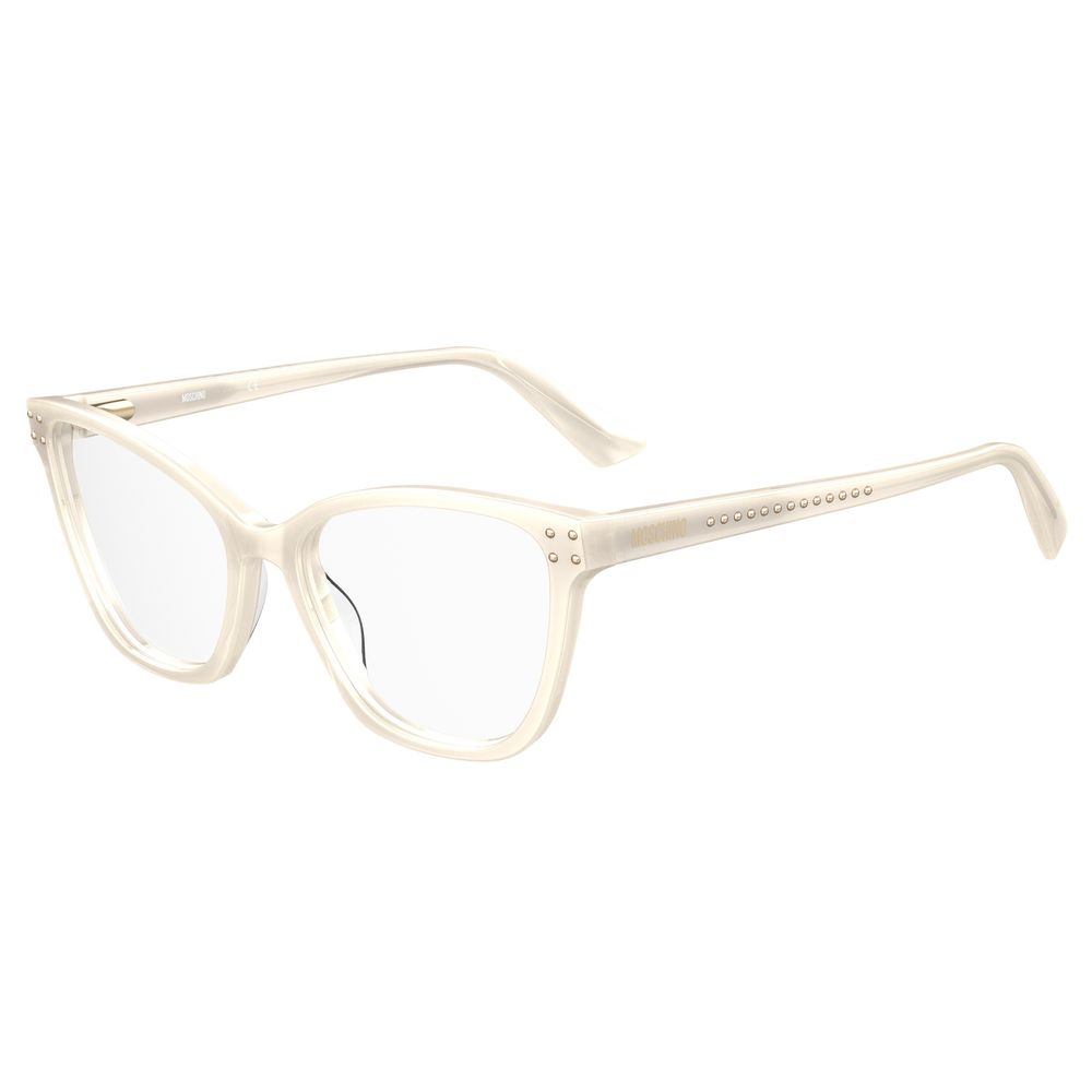 Moschino White Glasses Frames for Women