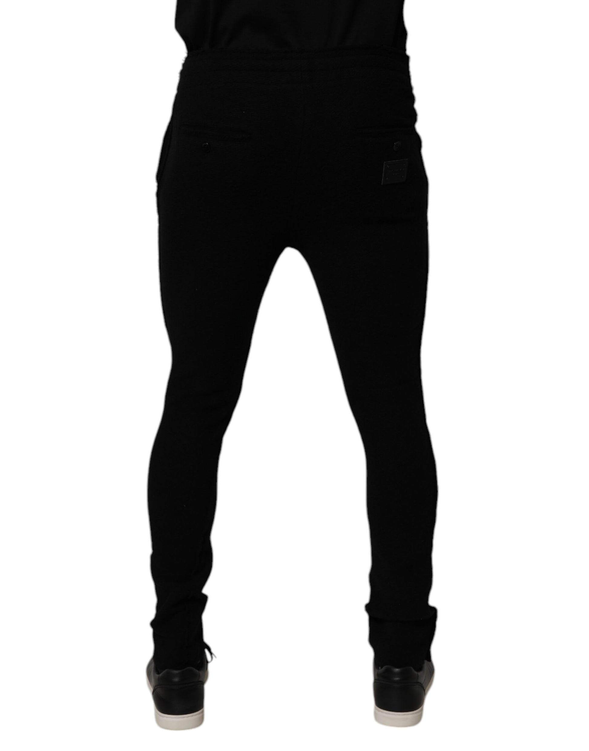 Dolce & Gabbana Black Athletic Pants for Men side view