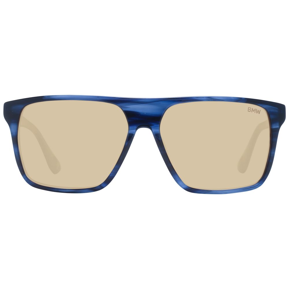 Lunettes de soleil BMW en acétate bleu