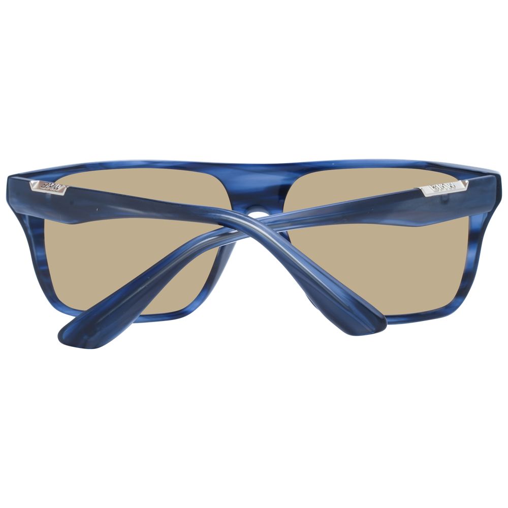 Lunettes de soleil BMW en acétate bleu