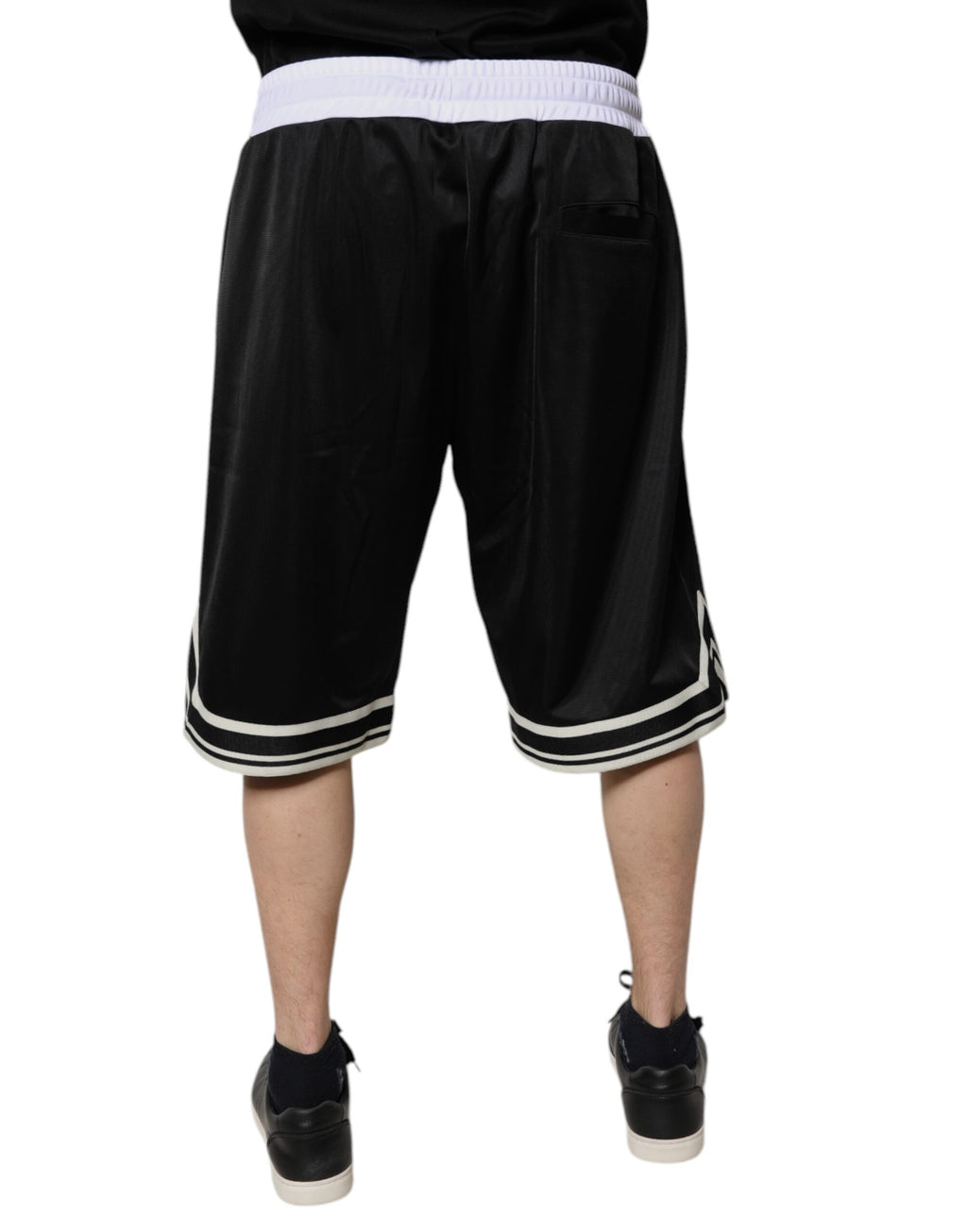 Dolce & Gabbana Black Bermuda for Men side view