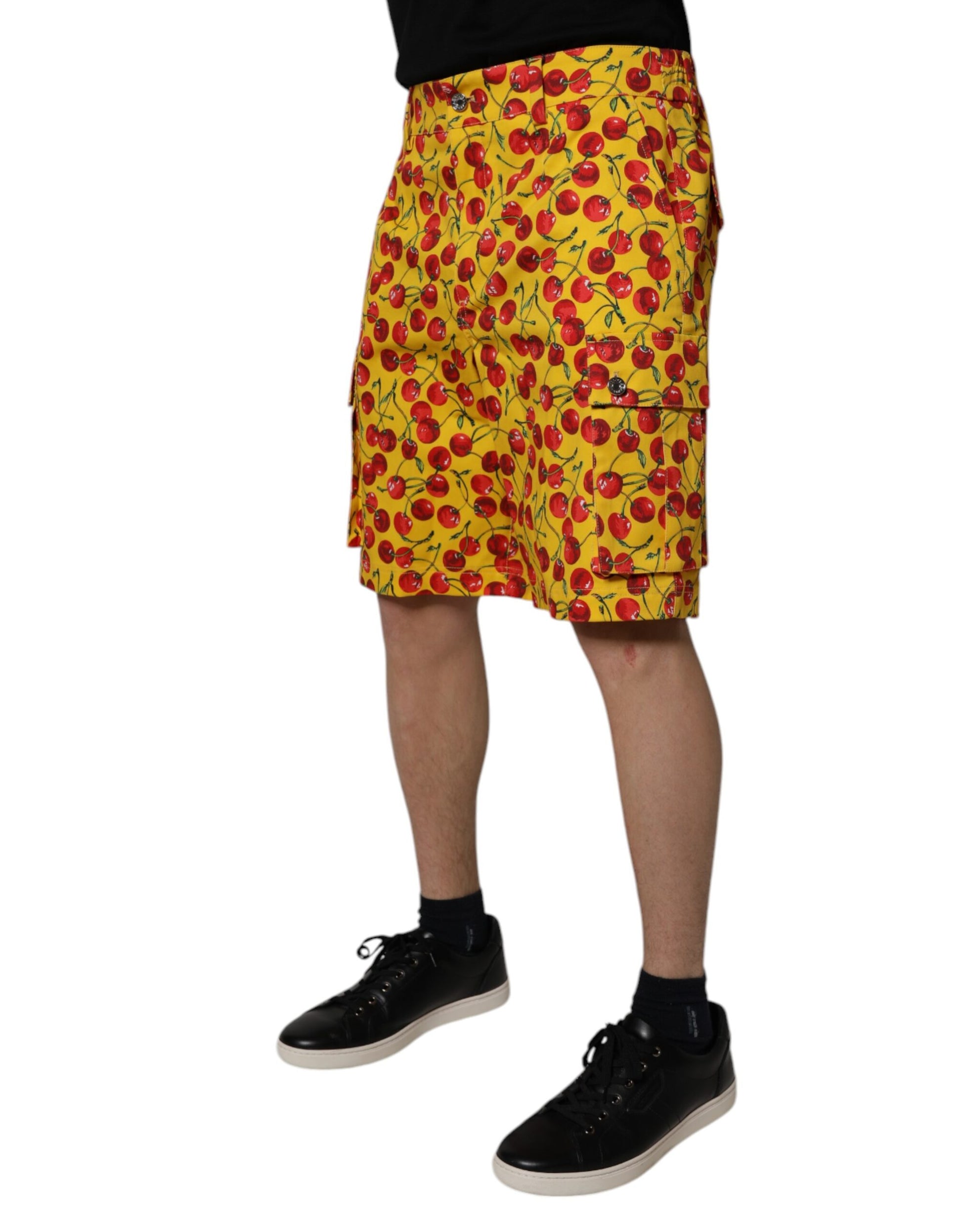 Dolce & Gabbana Yellow Bermuda for Men detail view