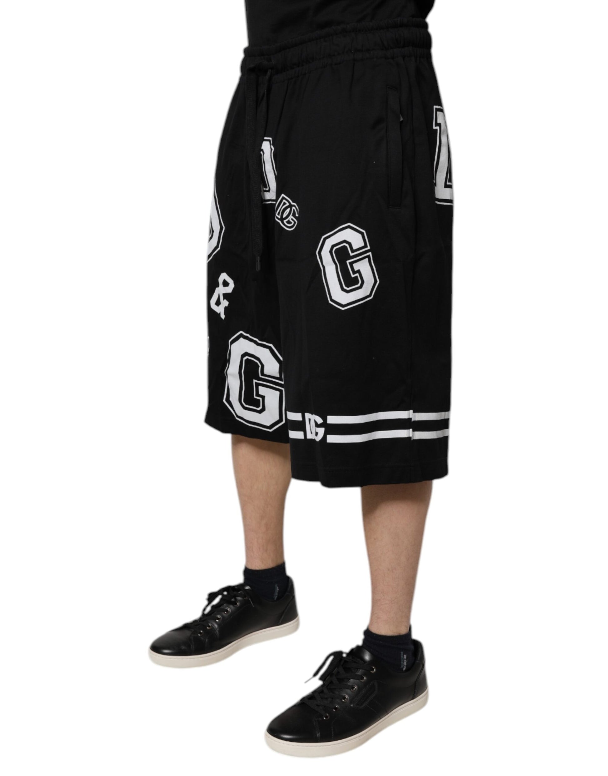 Dolce & Gabbana Black Bermuda for Men detail view