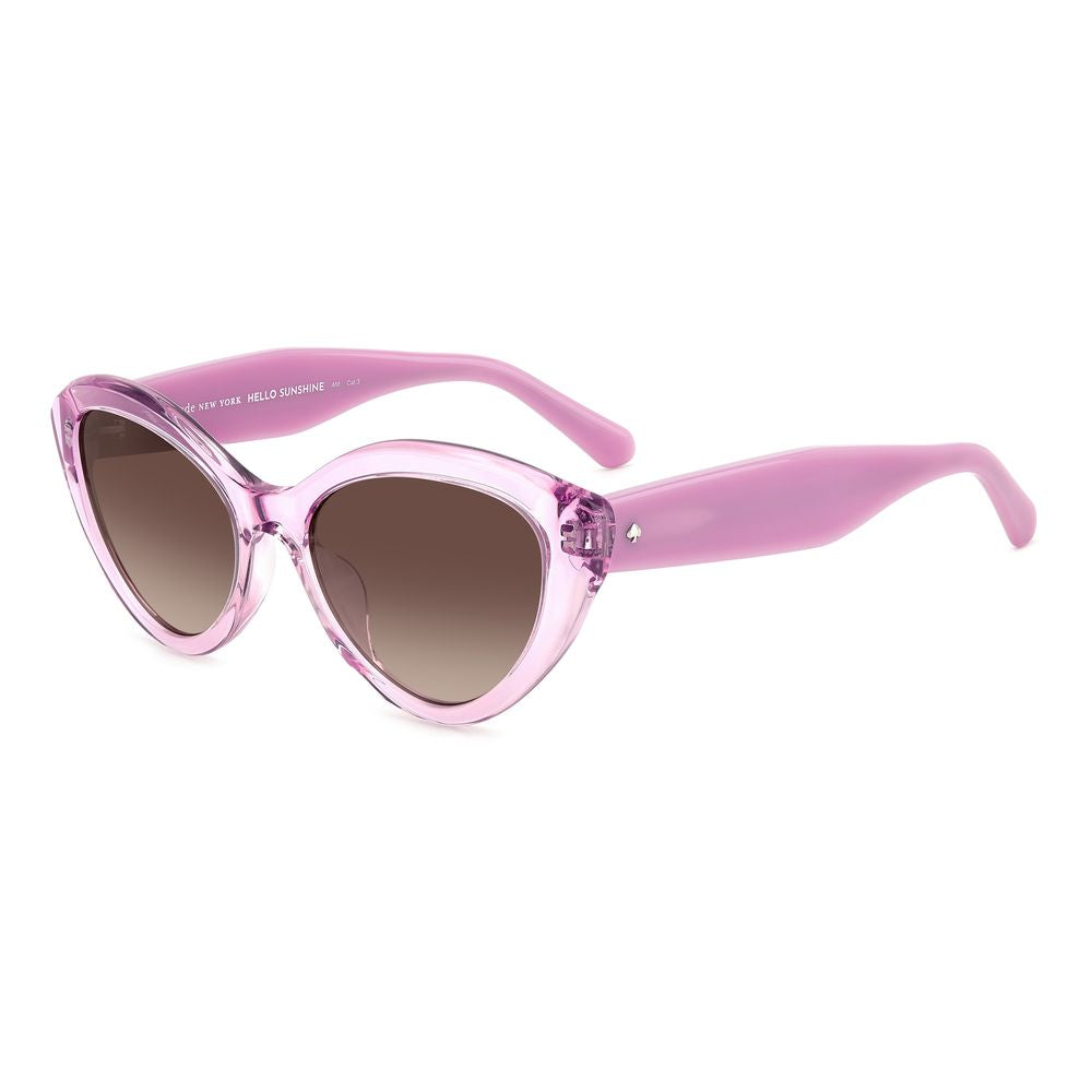 Lunettes de soleil en acétate violet Kate Spade