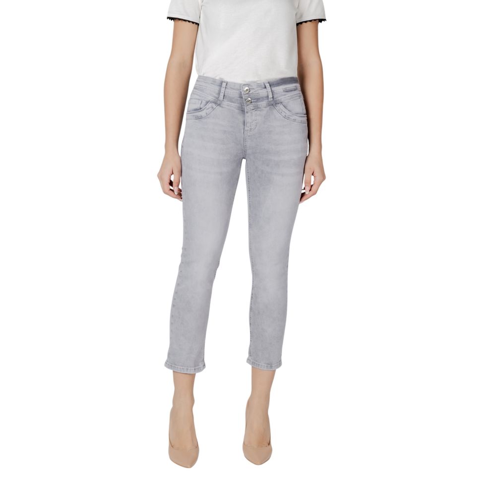 Street One Grey Skinny Jeans for Women